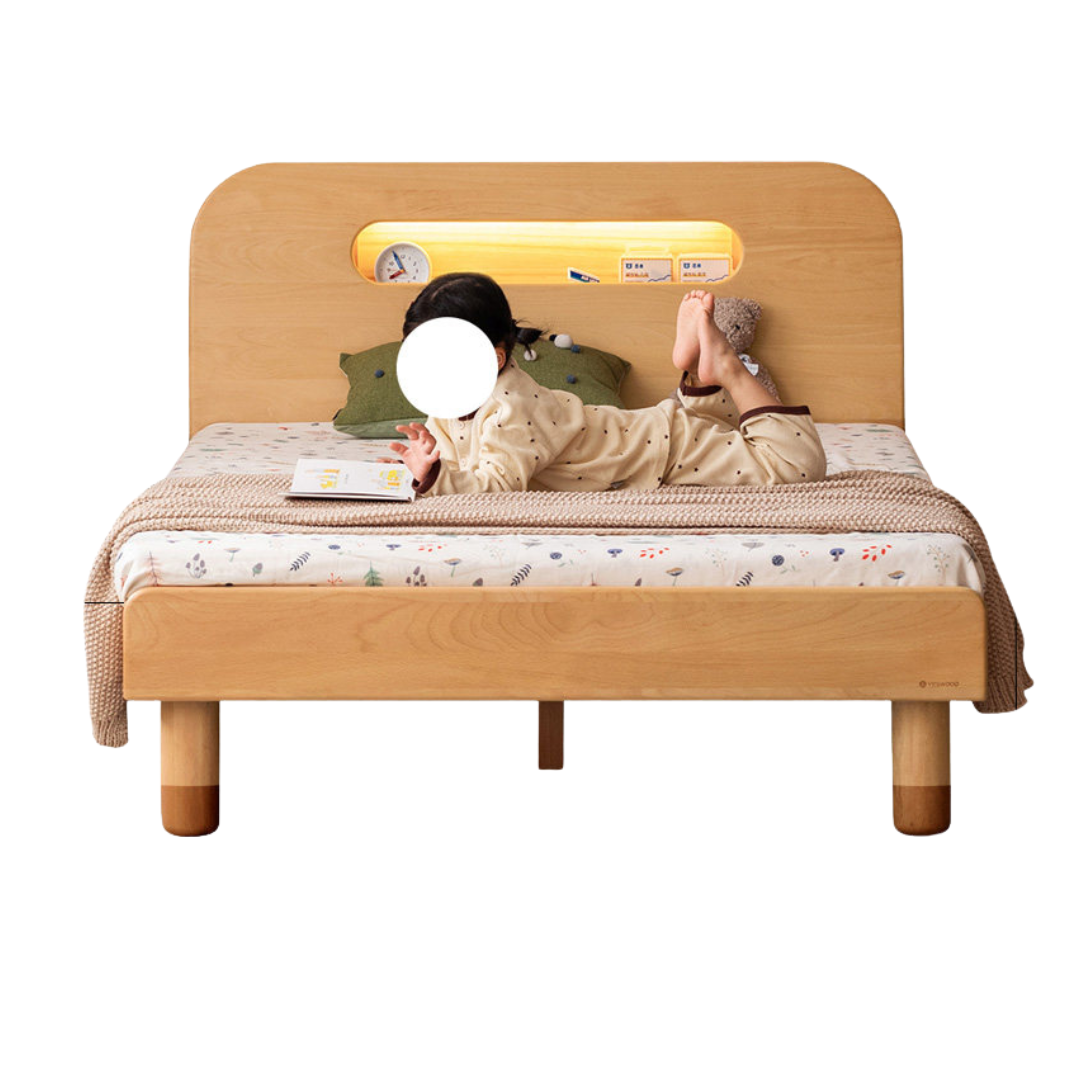 Beech Solid Wood Children's Storage Bed