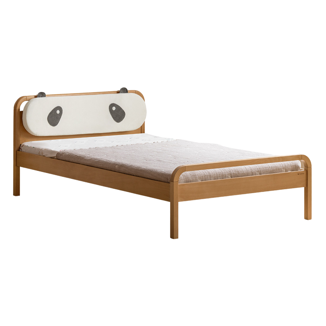 Beech, Rubberwood Solid wood Children's Bed, Space-Saving Bunk Bed