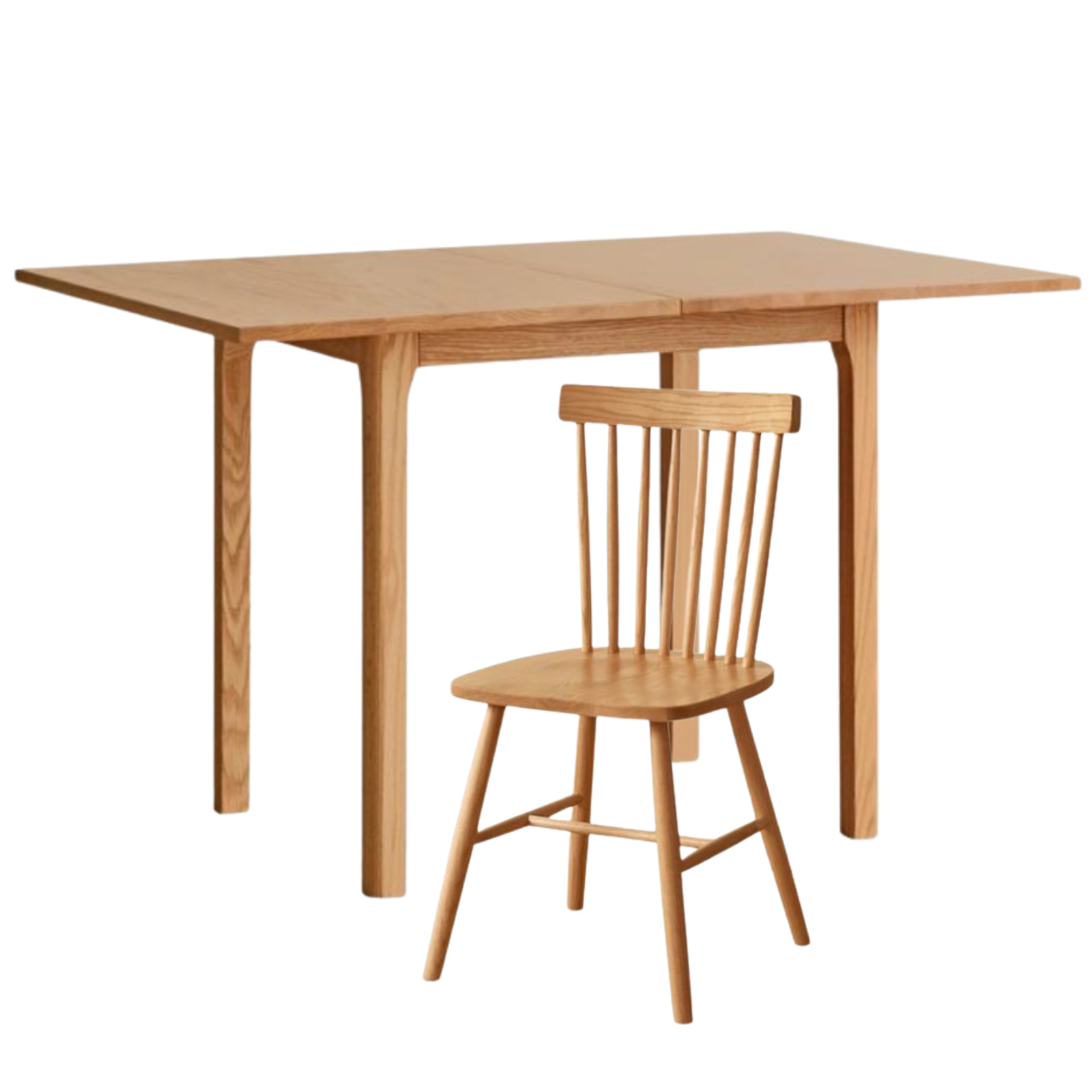Oak Solid Wood Folding Dining Table