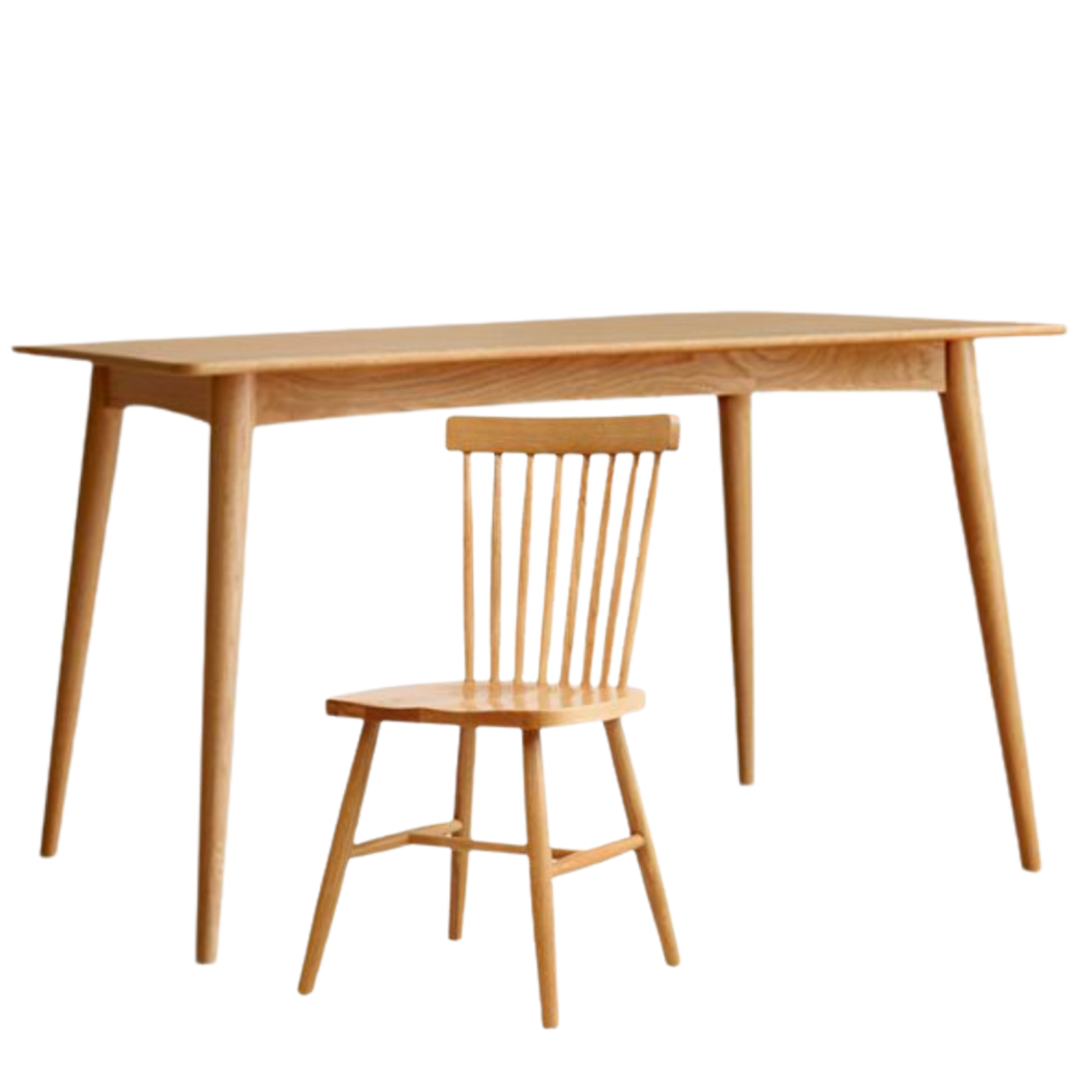 Oak Solid Wood Rectangular Nordic Dining table