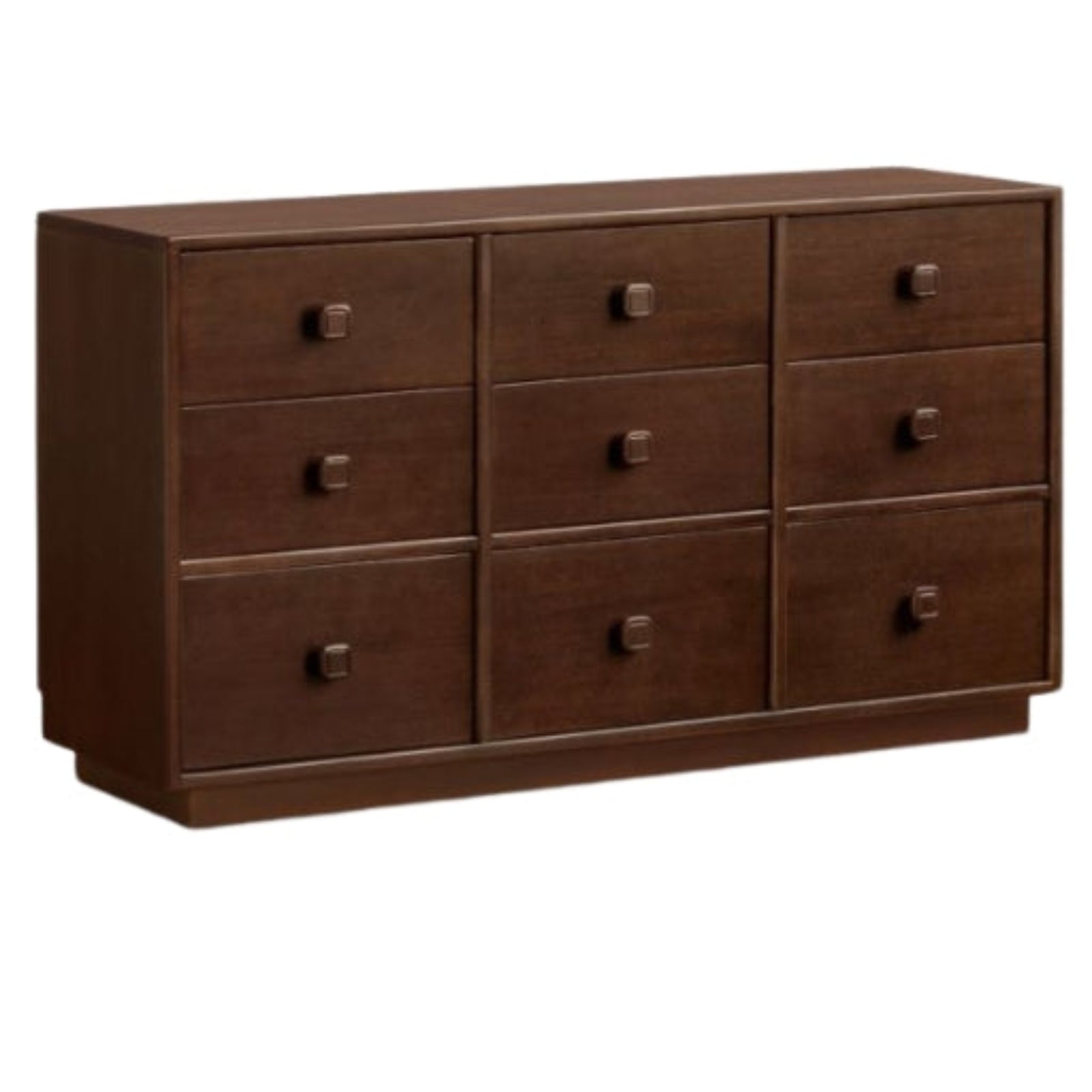 Poplar Solid Wood Retro Middle Ancient Style Drawer Cabinet