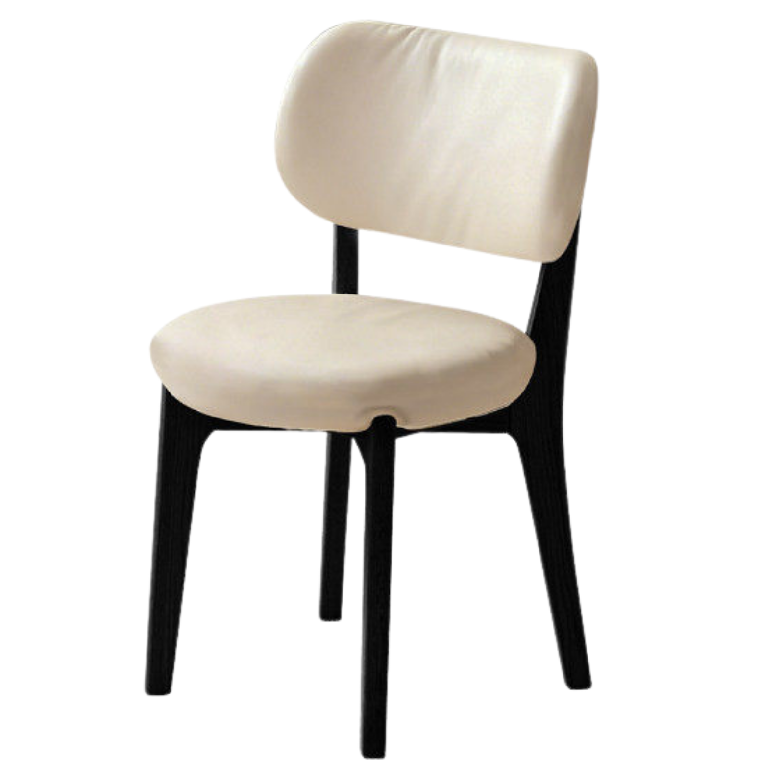 Oak Solid Wood Makeup Stool Lamb Velvet