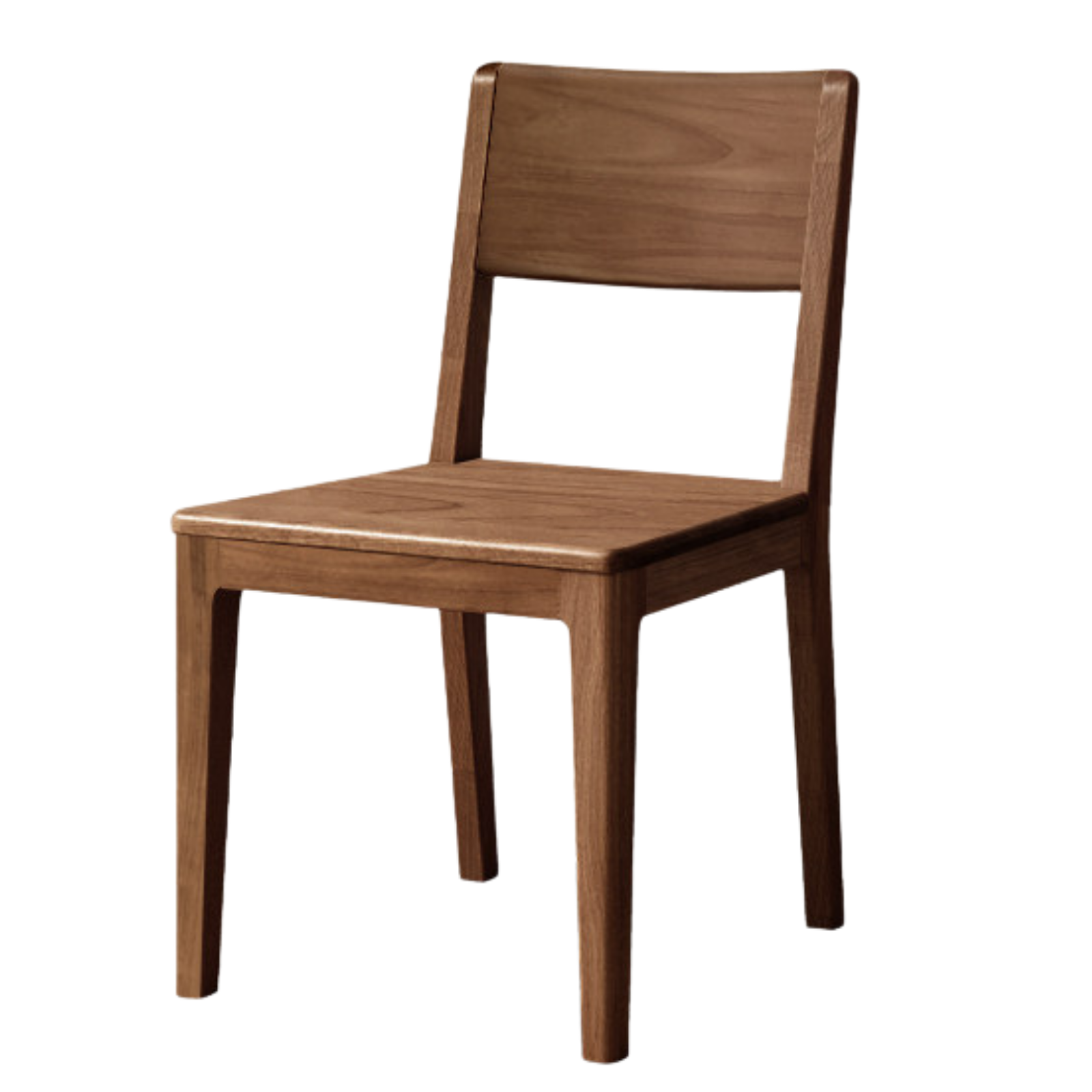Set 4 pcs Black Walnut, Ash, Oak, Beech, Solid RubberWood - Dining Chair Modern
