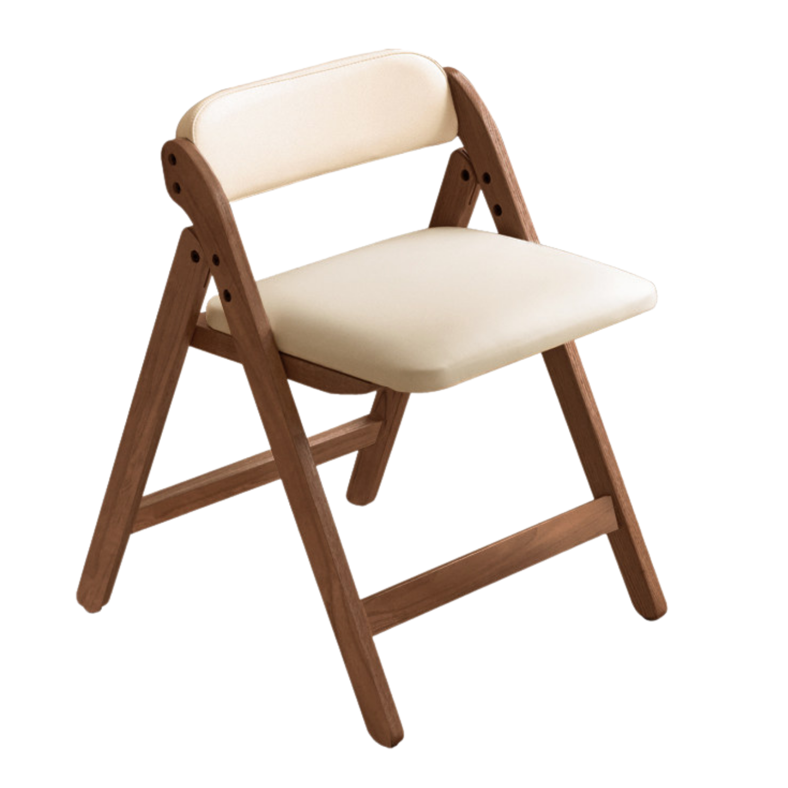 Solid Rubberwood, Oak Solid Wood Organic Leisure Folding Chair