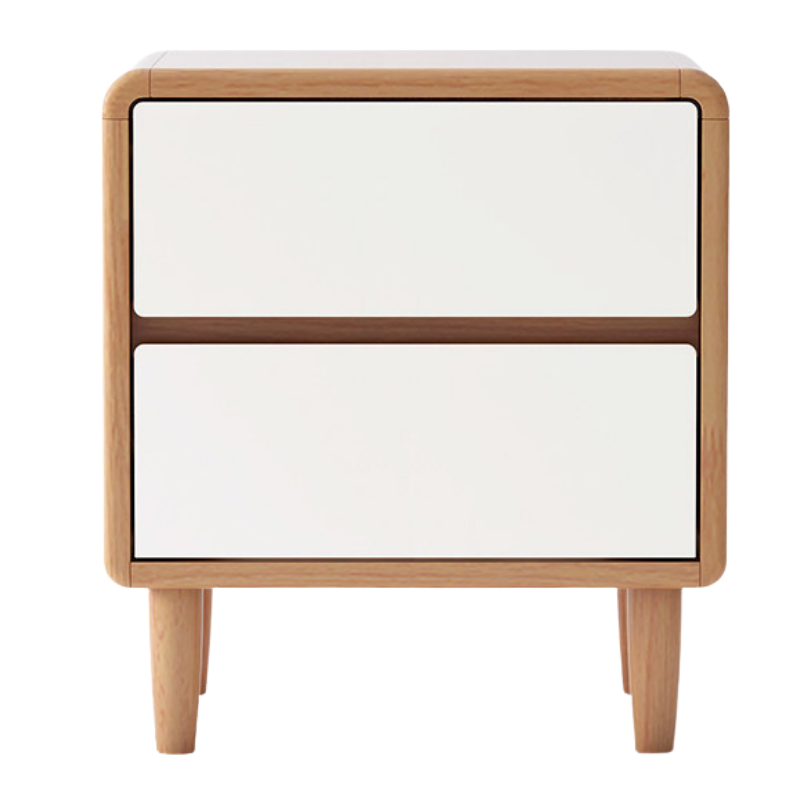 Oak Solid Wood, Solid RubberWood Original Wood Style Nightstand