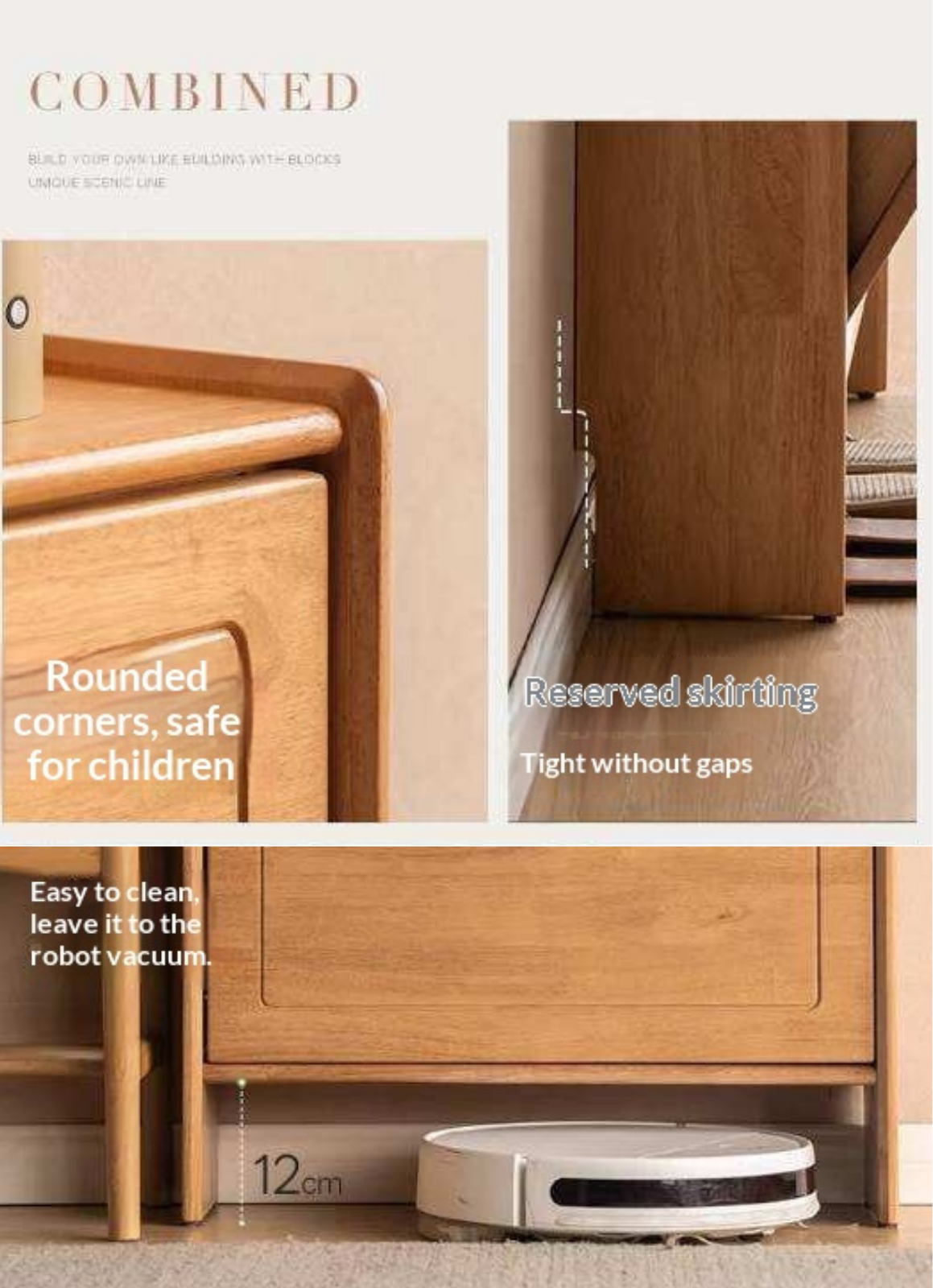 Solid RubberWood Flip-Front Shoe Cabinet with Compact Vertical Design