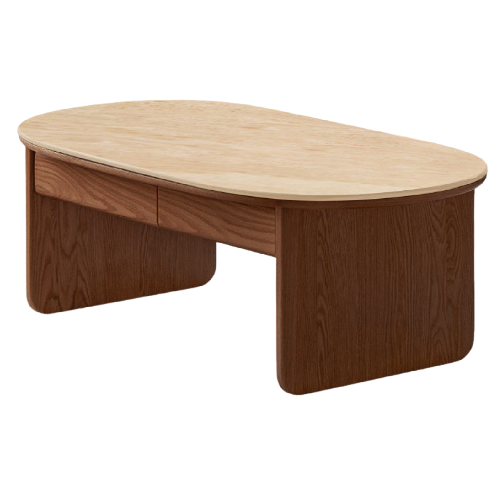 Oak, Beech Solid Wood Storage Coffee Table
