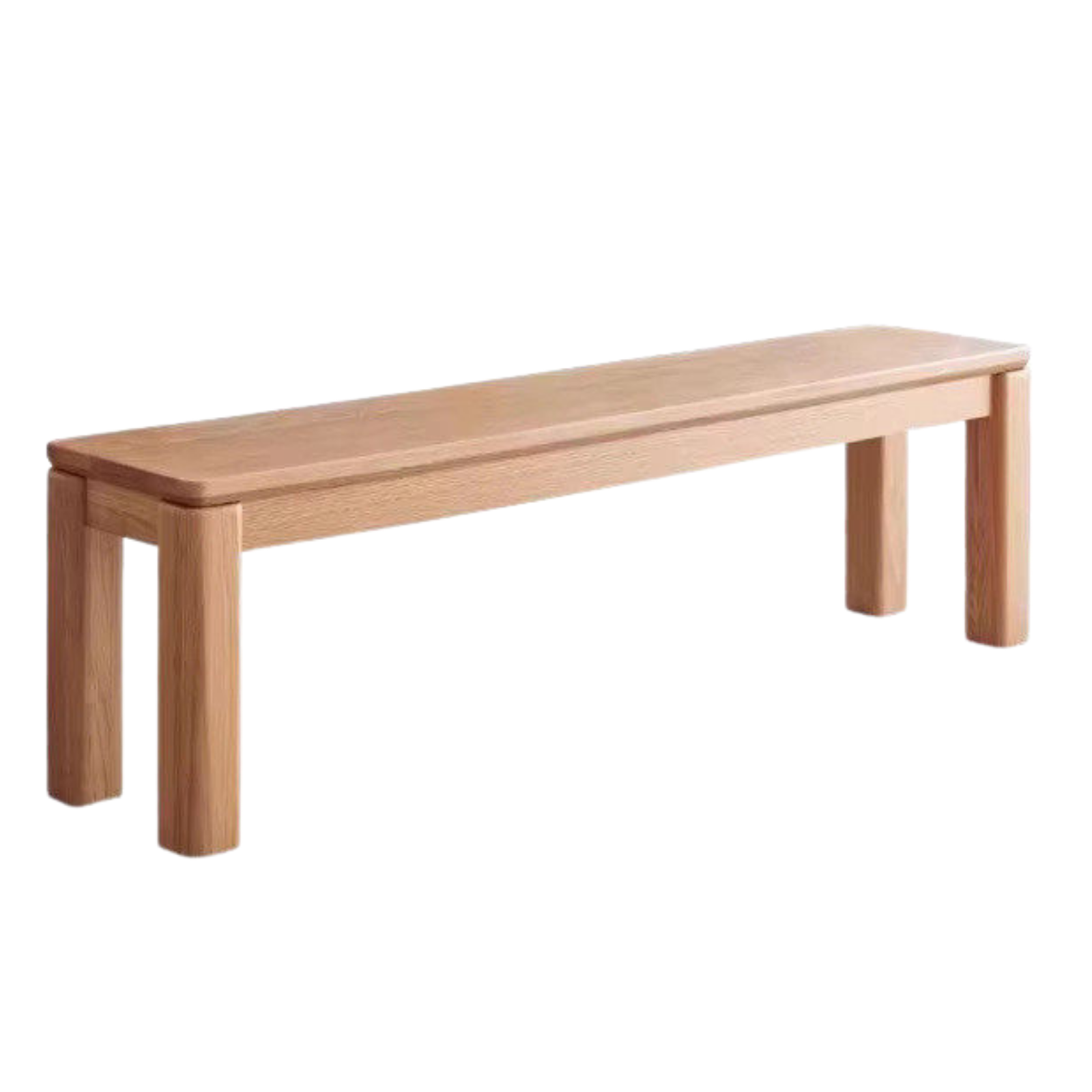 Oak Solid Wood Long Nordic Modern Bench