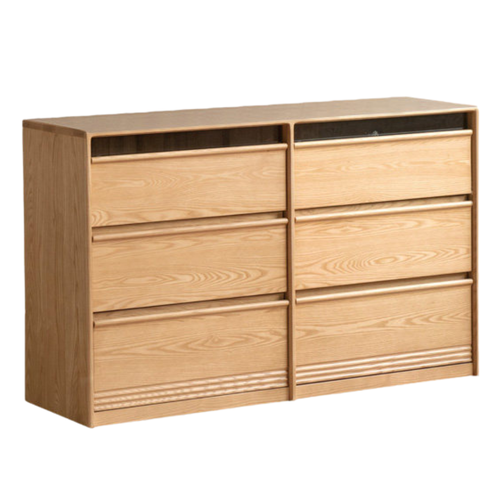 Ash Solid Wood Modern Chest of Drawers
