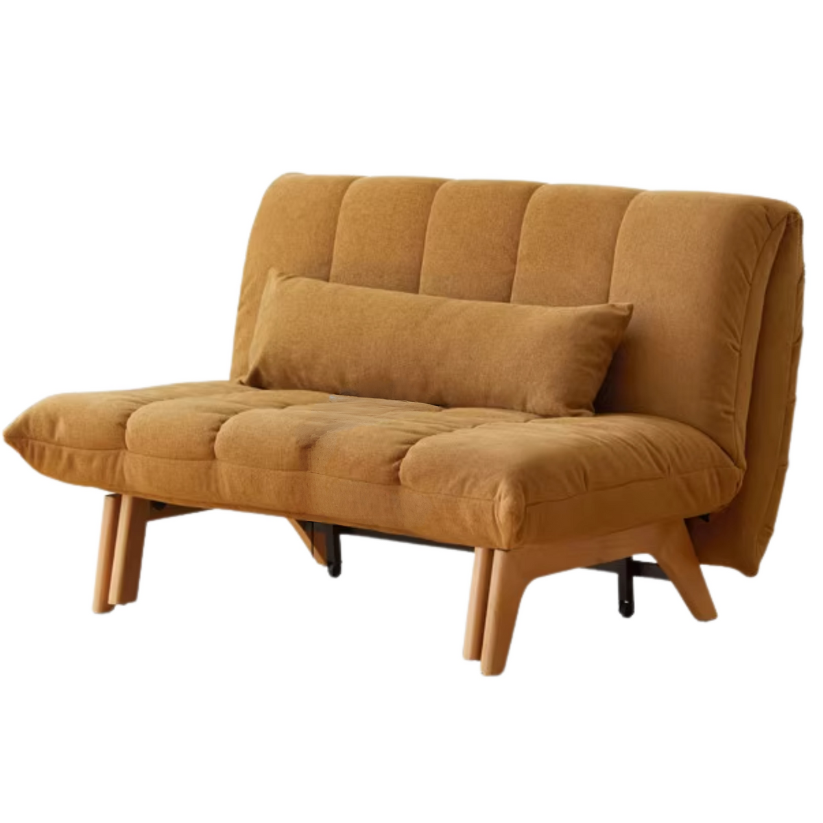 Retro Fabric Sofa Bed – Convertible Folding Sofa