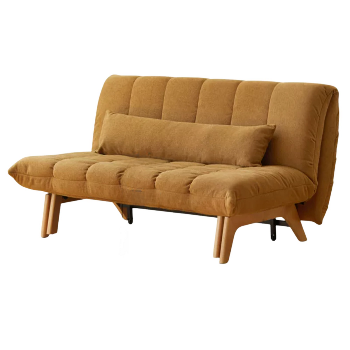 Retro Fabric Sofa Bed – Convertible Folding Sofa