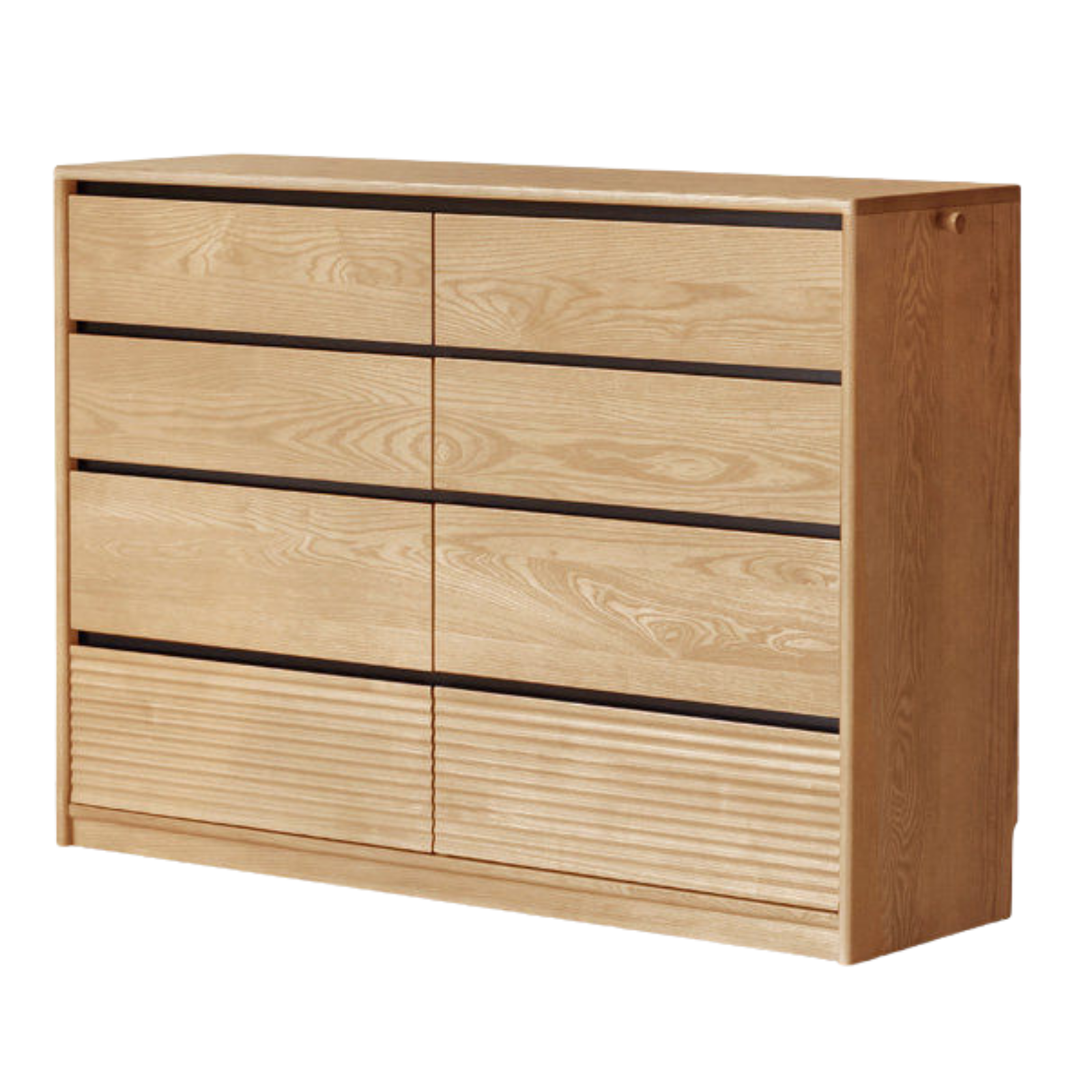 Ash Solid Wood Modern Minimalist Chest Of Drawers