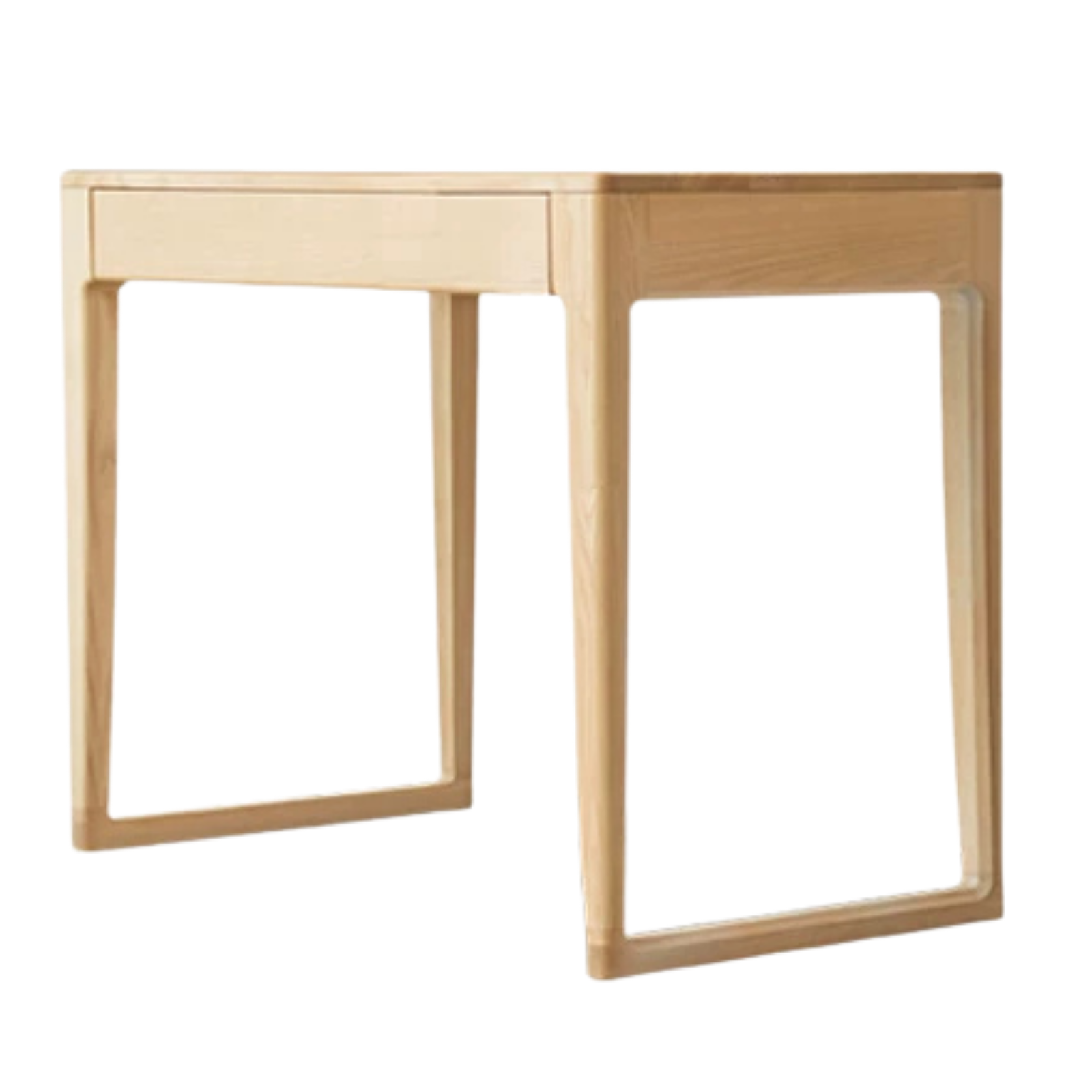 Ash Solid Wood Modern Computer Desk