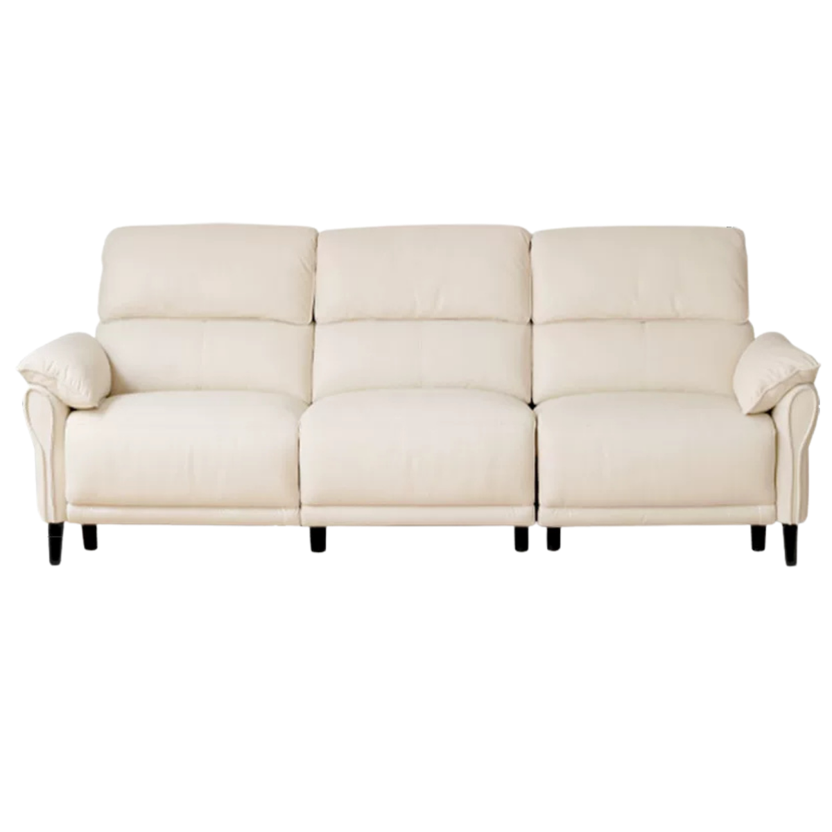Genuine Leather Modern Zero Wall Power Reclining  Sofa