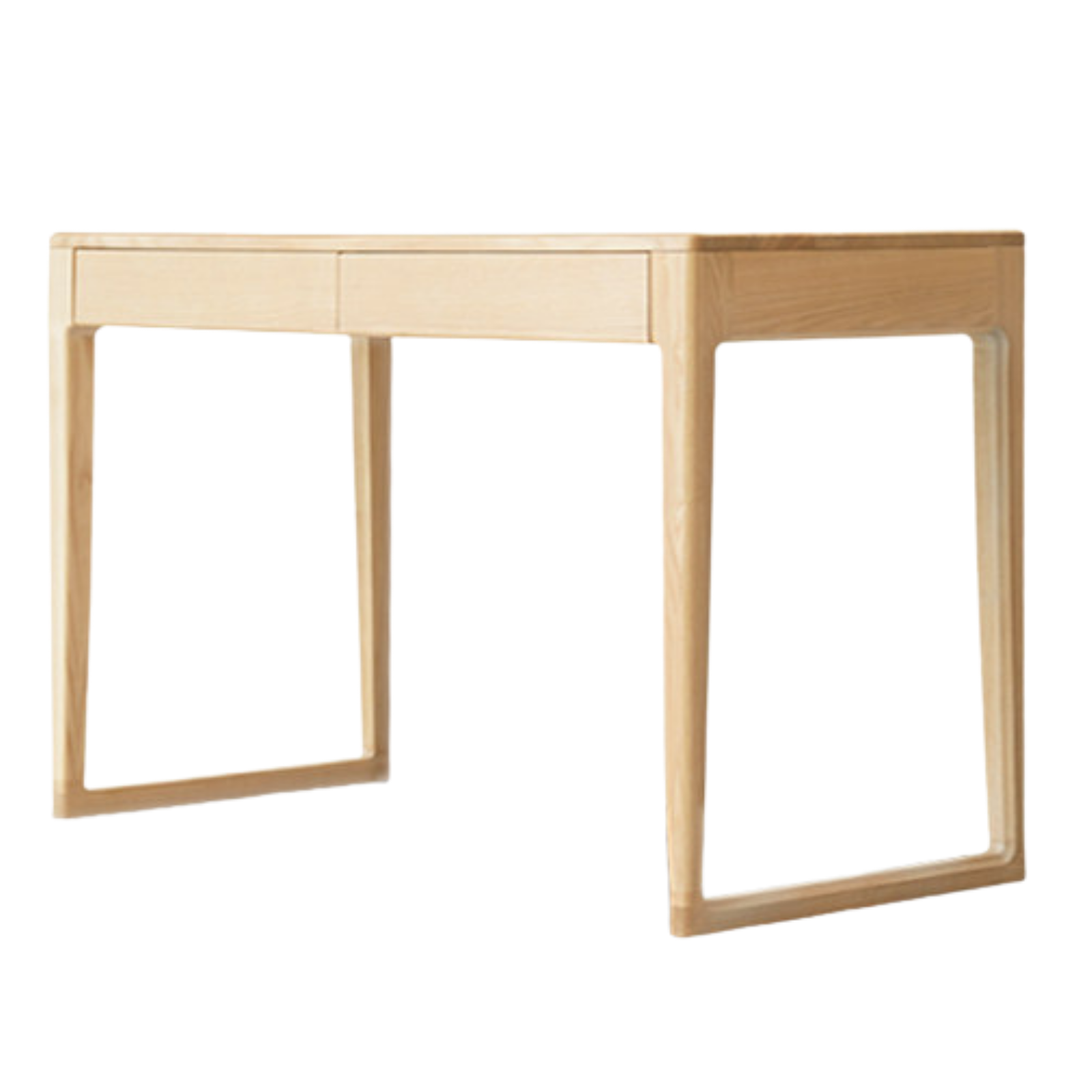 Ash Solid Wood Modern Computer Desk