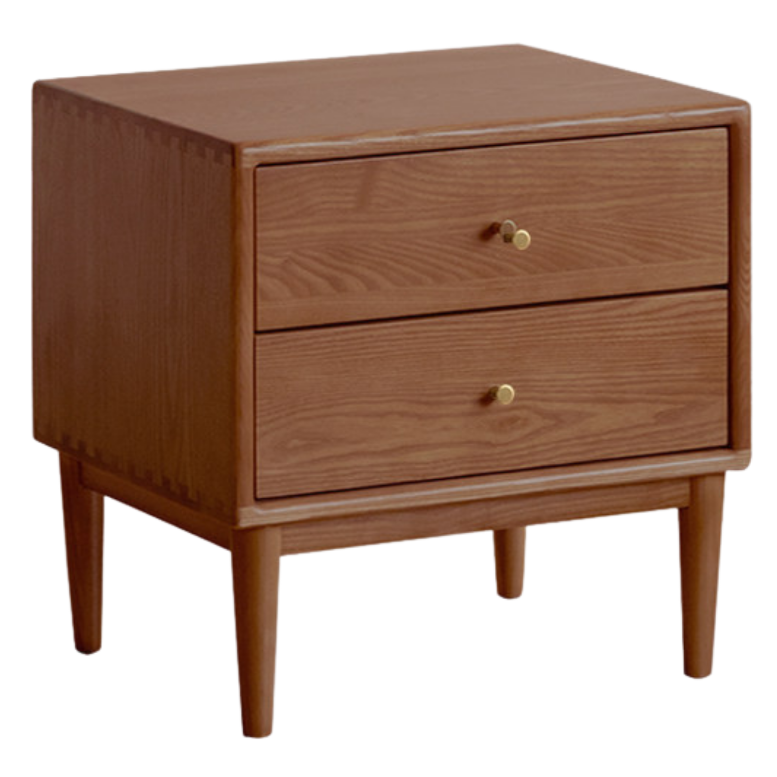Black Walnut, Cherry, Ash Solid Wood Nightstand.
