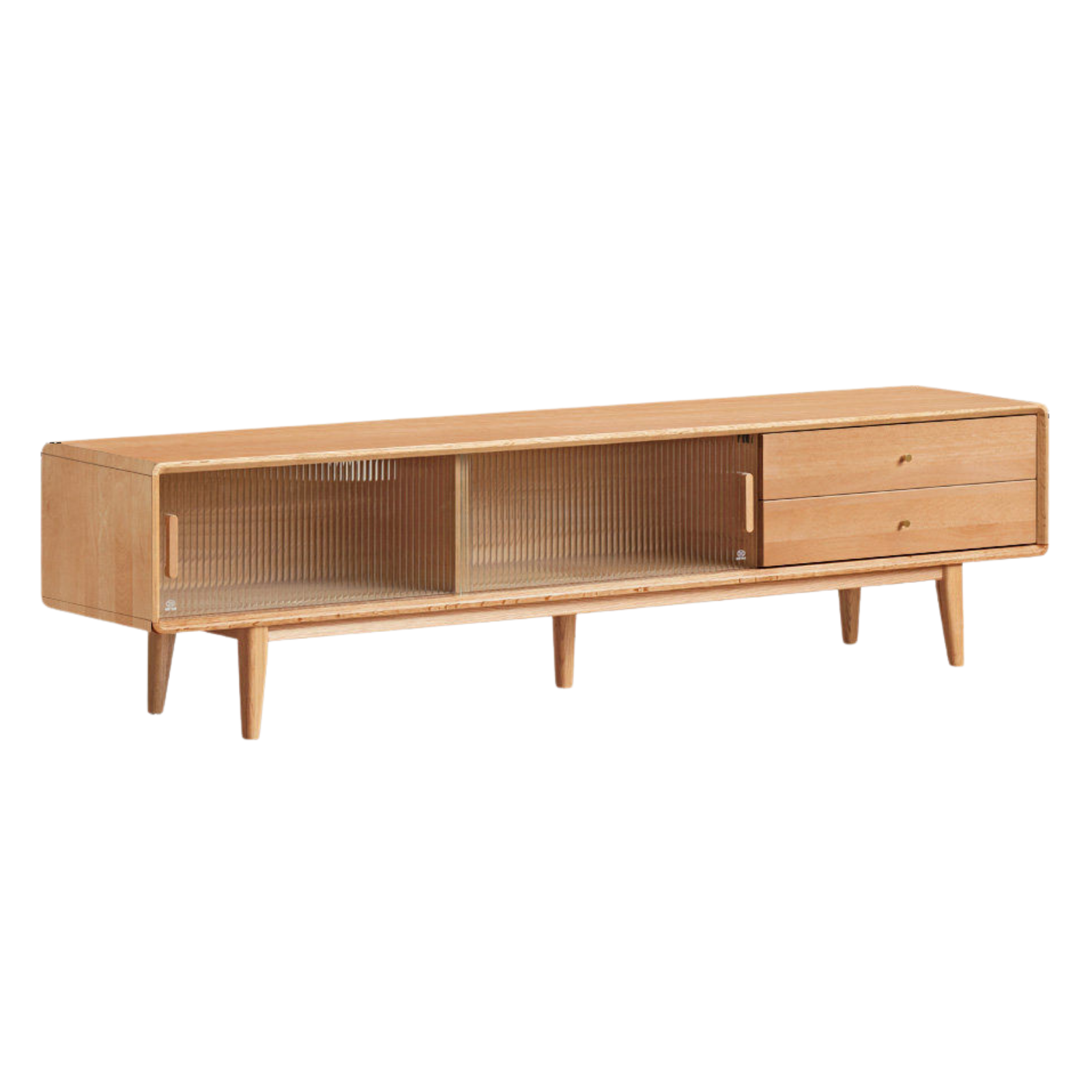 Solid Rubberwood, Oak, Beech Solid Wood Nordic Modern TV Stand