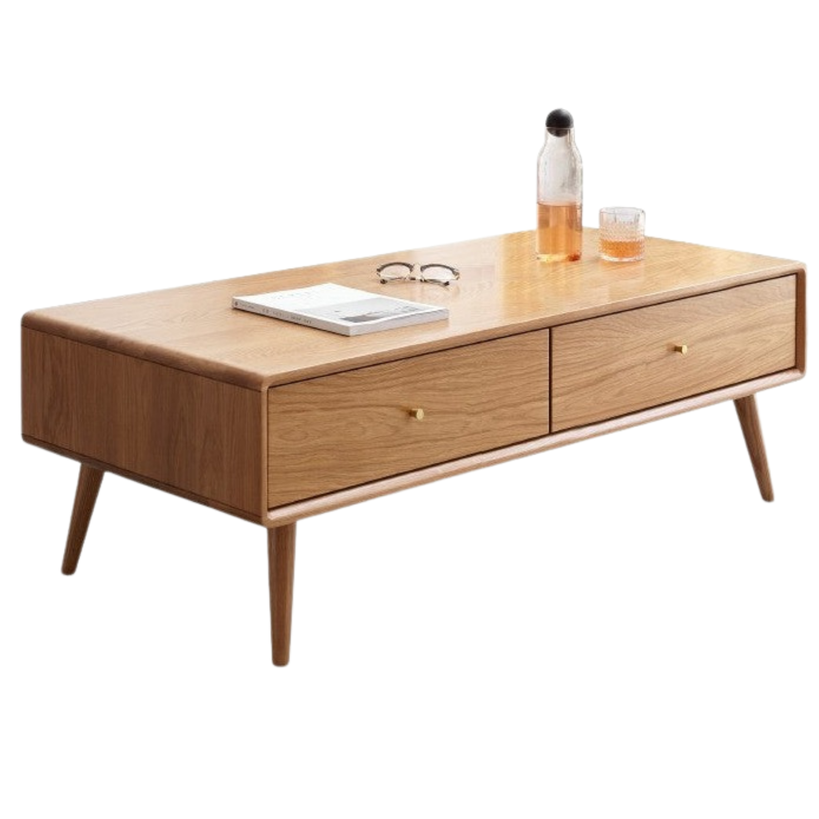 Oak, Ash Solid Wood Nordic Modern Coffee Table