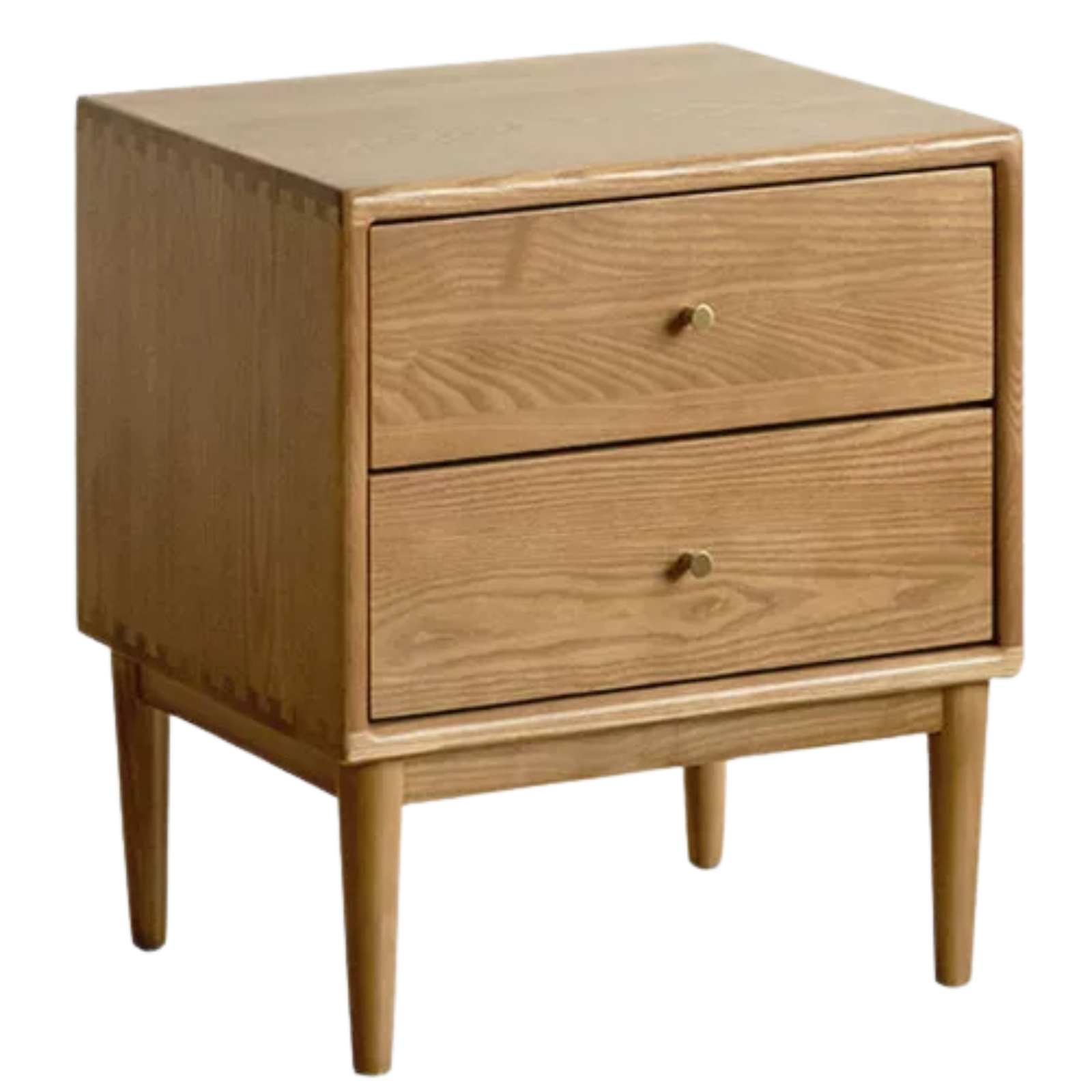 Black Walnut, Cherry, Ash Solid Wood Nightstand.