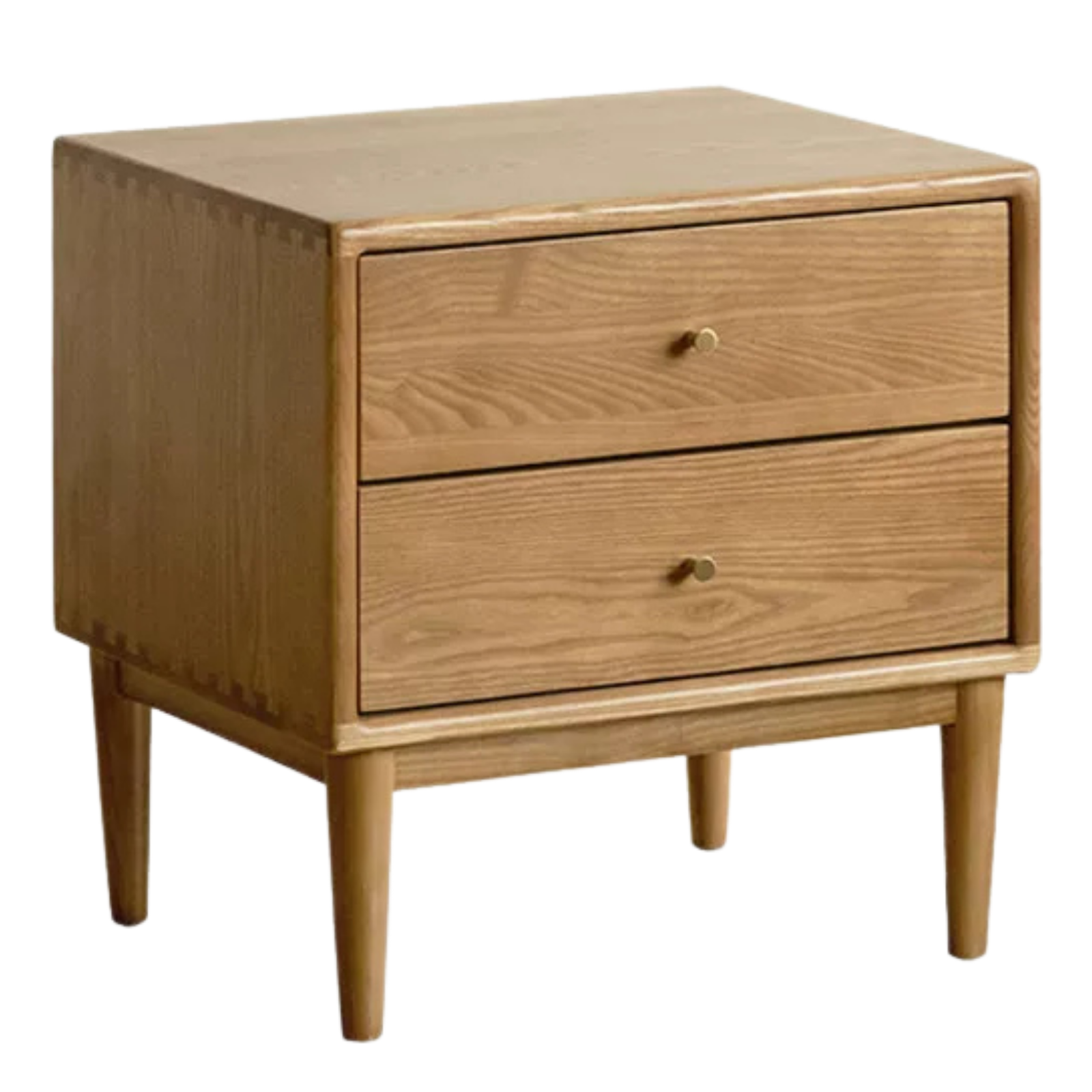 Black Walnut, Cherry, Ash Solid Wood Nightstand.