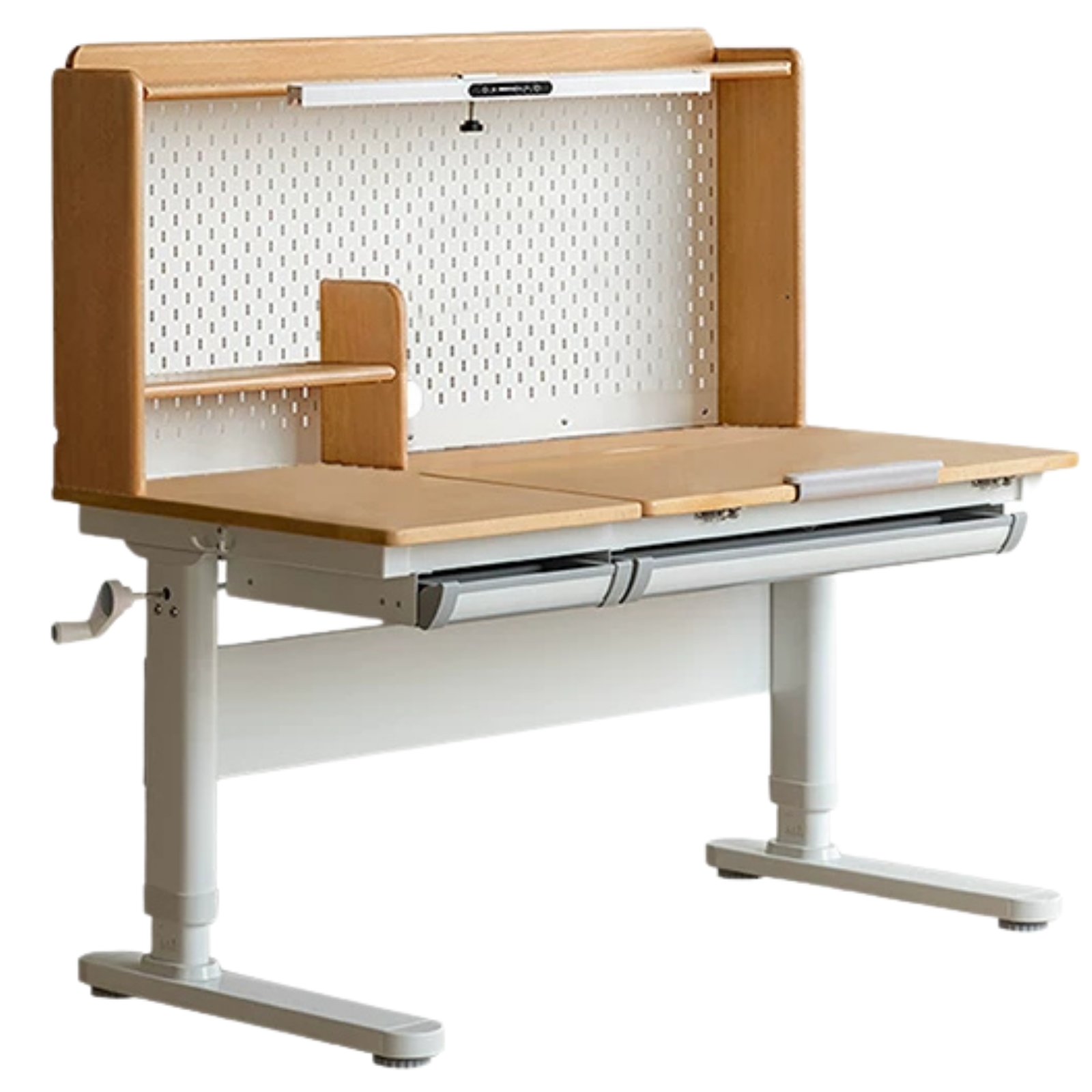 Beech, Solid RubberWood kids Lifting Study Desk