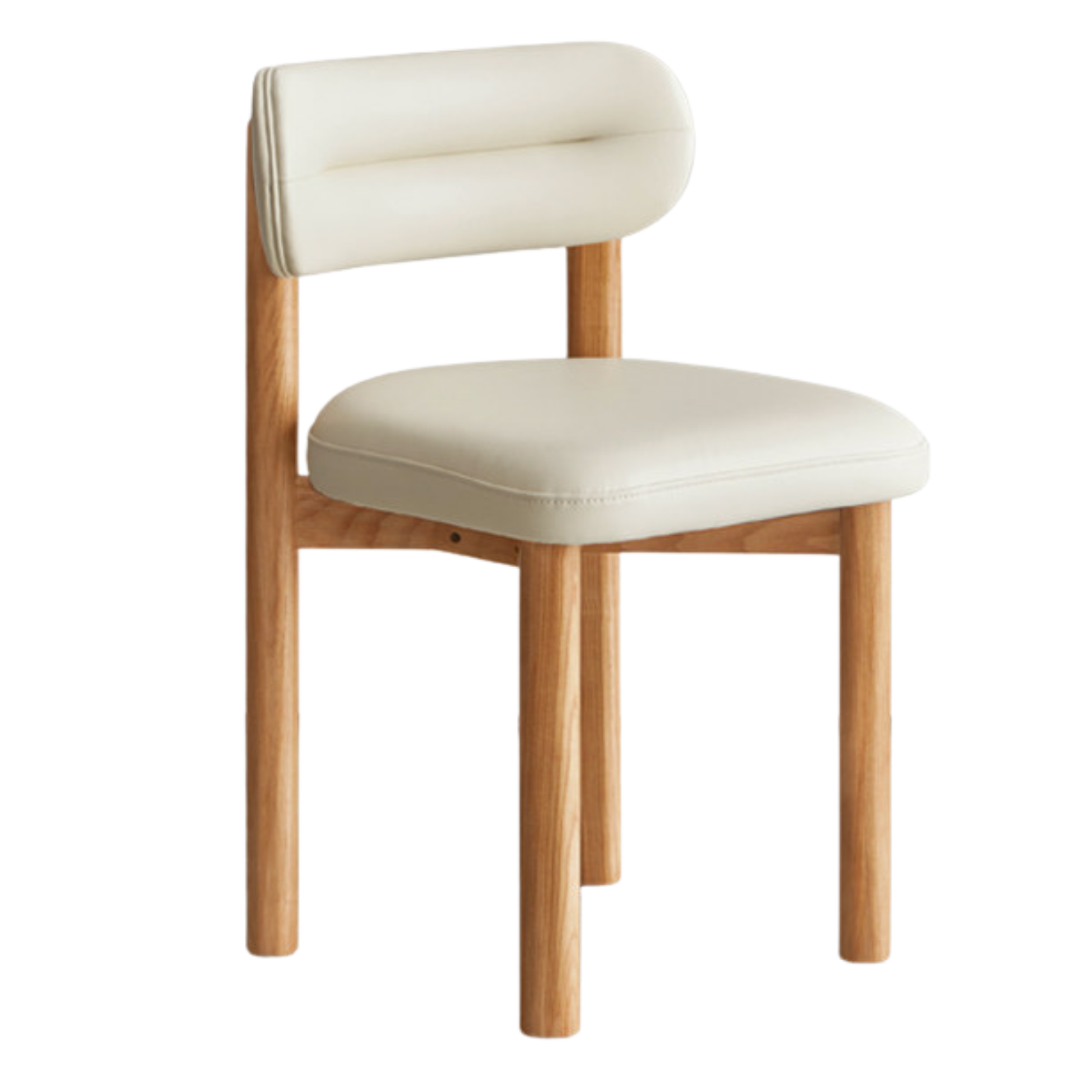 Ash, Red Oak Solid Wood Modern Makeup Stool