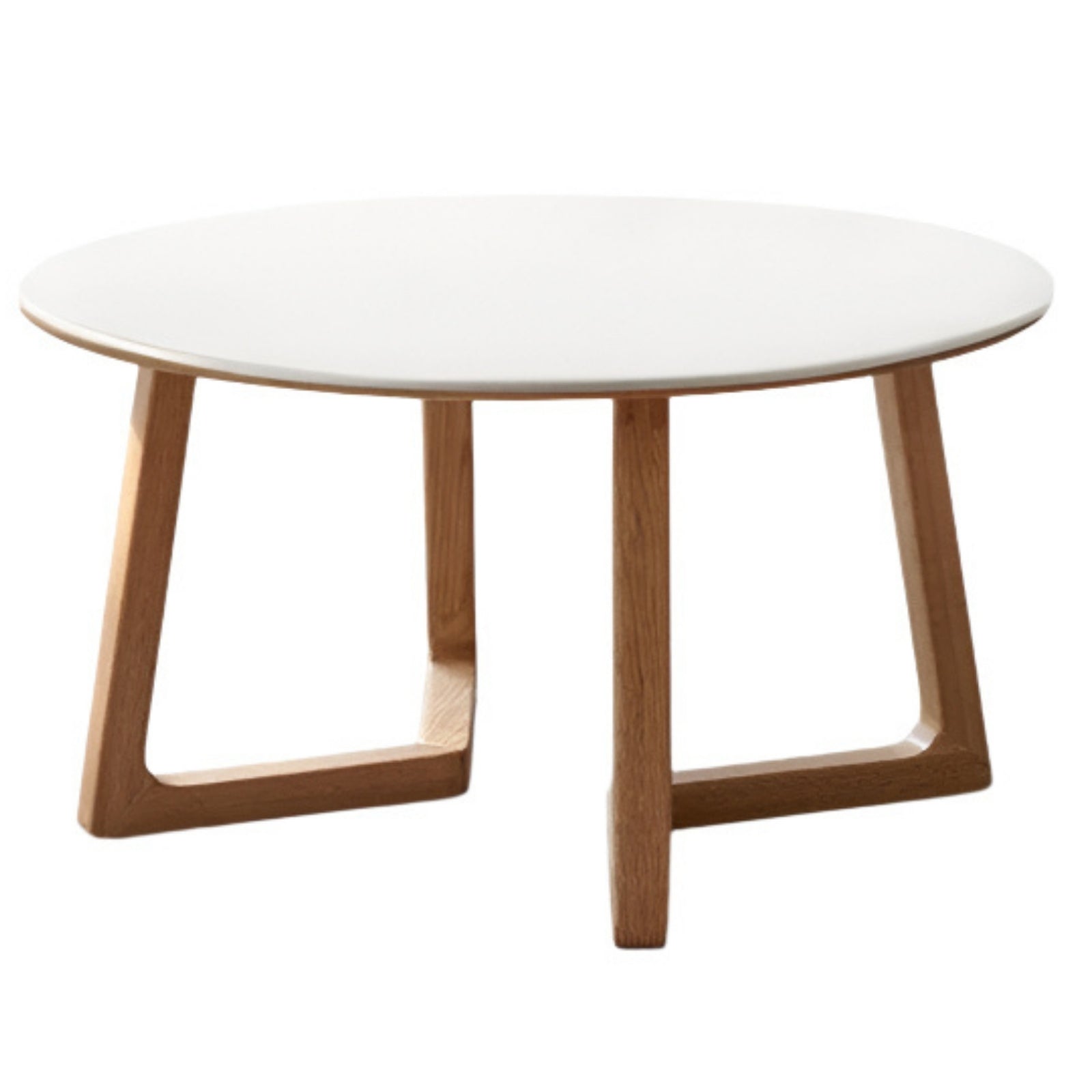 Oak, Beech Solid Wood Round Coffee Table