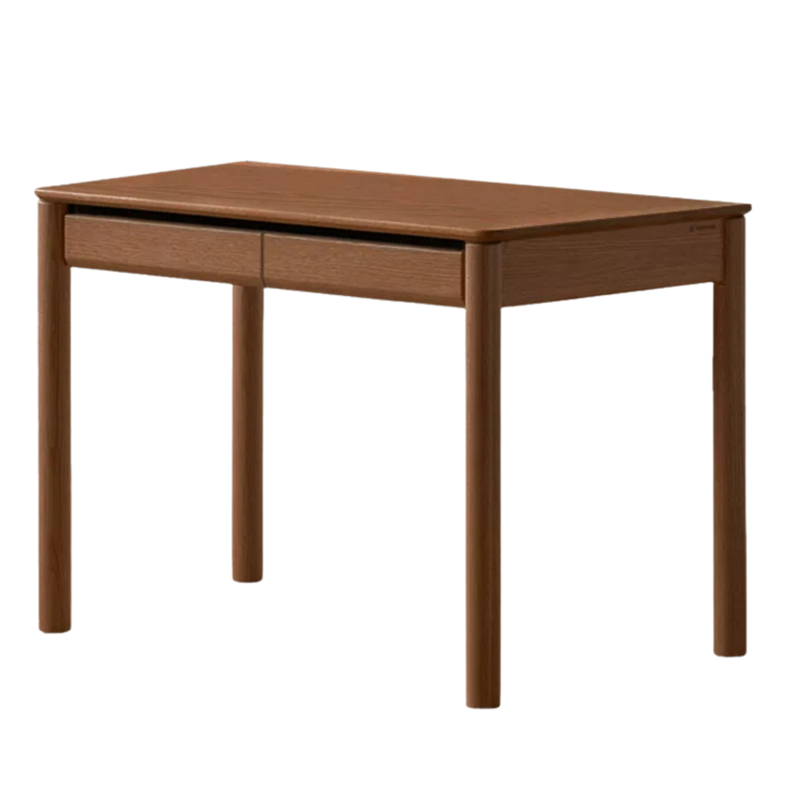 Black Walnut, Oak Solid Wood Luxury Office Desk with drawer