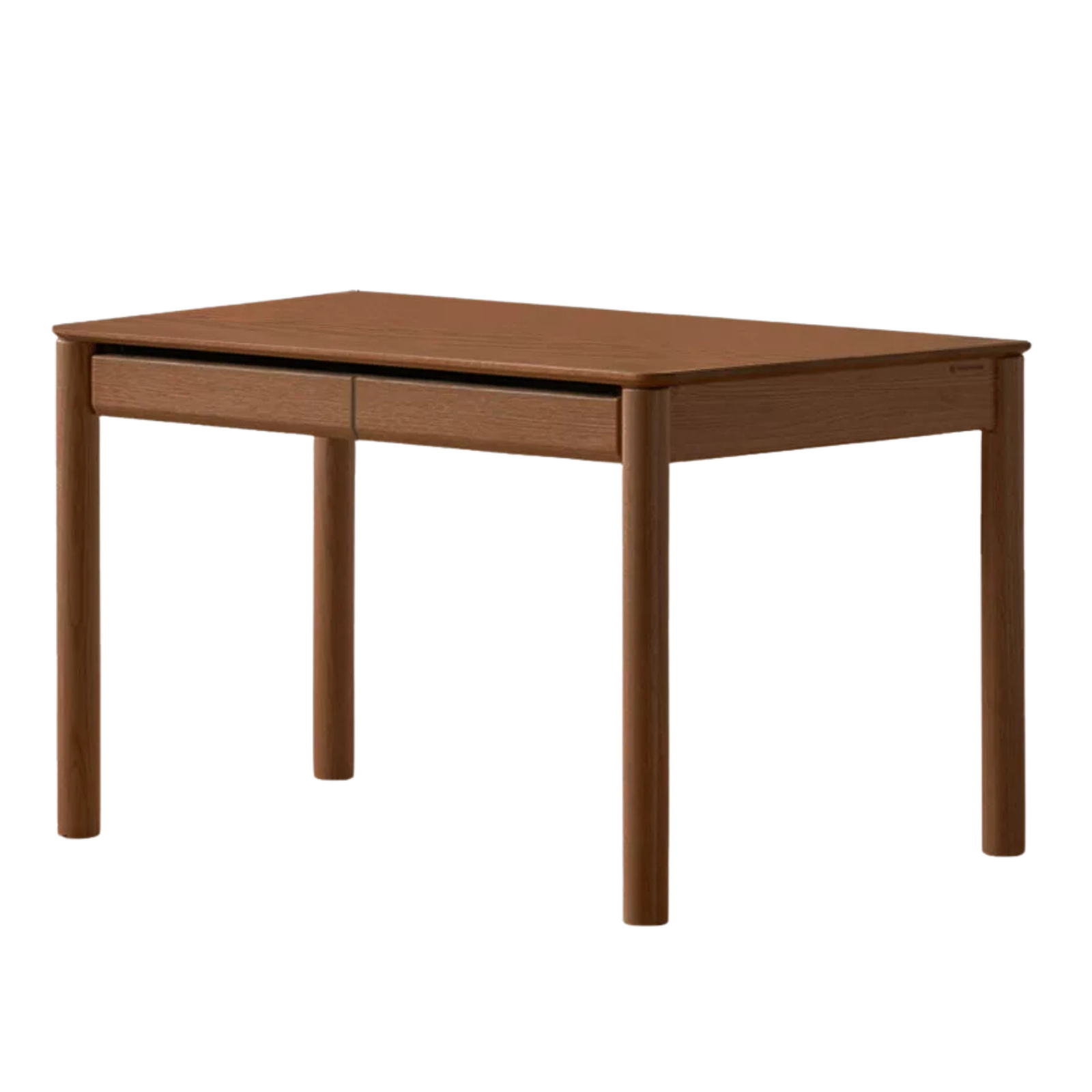 Black Walnut, Oak Solid Wood Luxury Office Desk with drawer