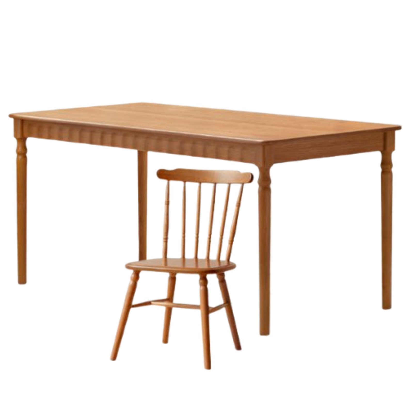 Cherry Solid Wood American Retro Dining Table