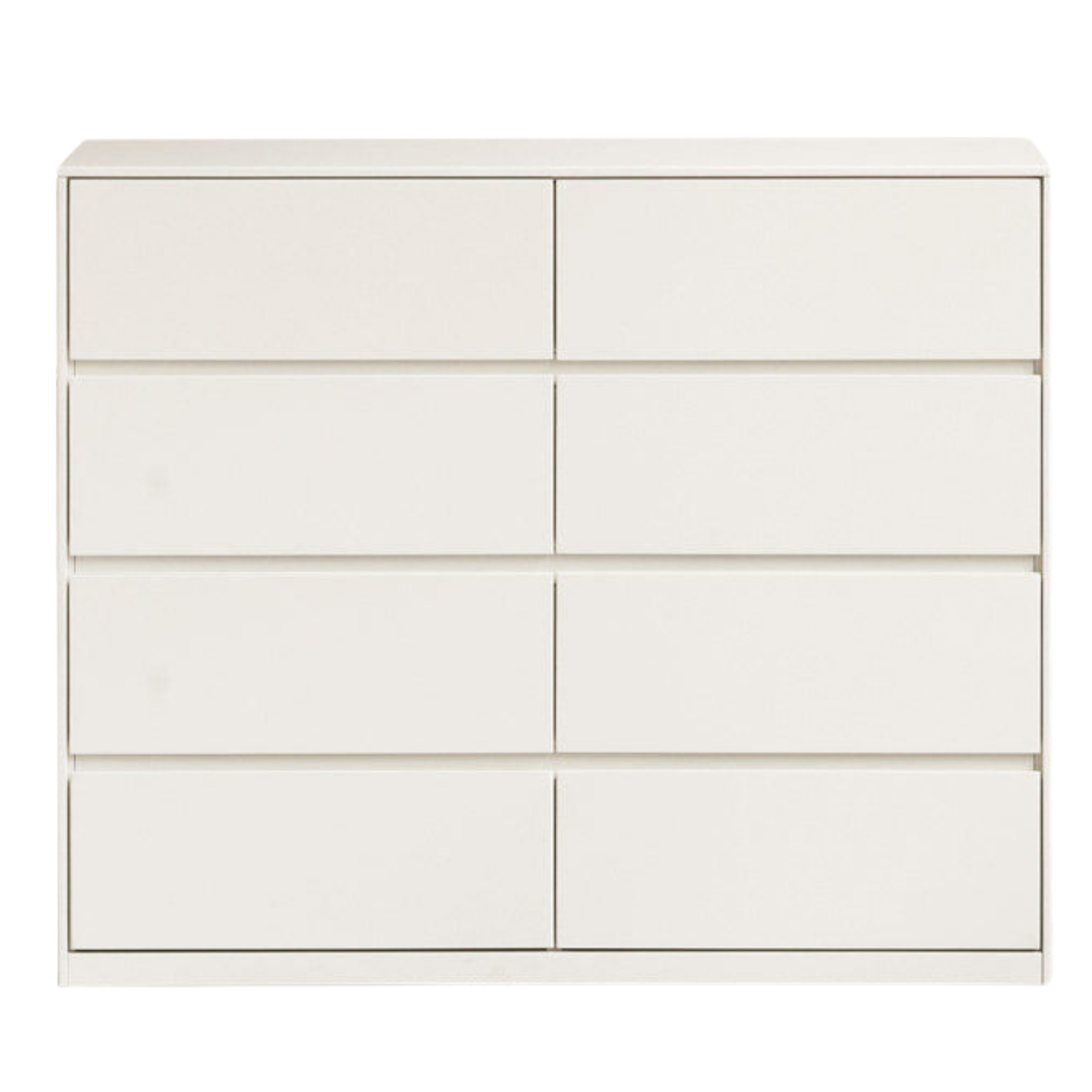 Solid Rubberwood Cream Style Chest of Drawers