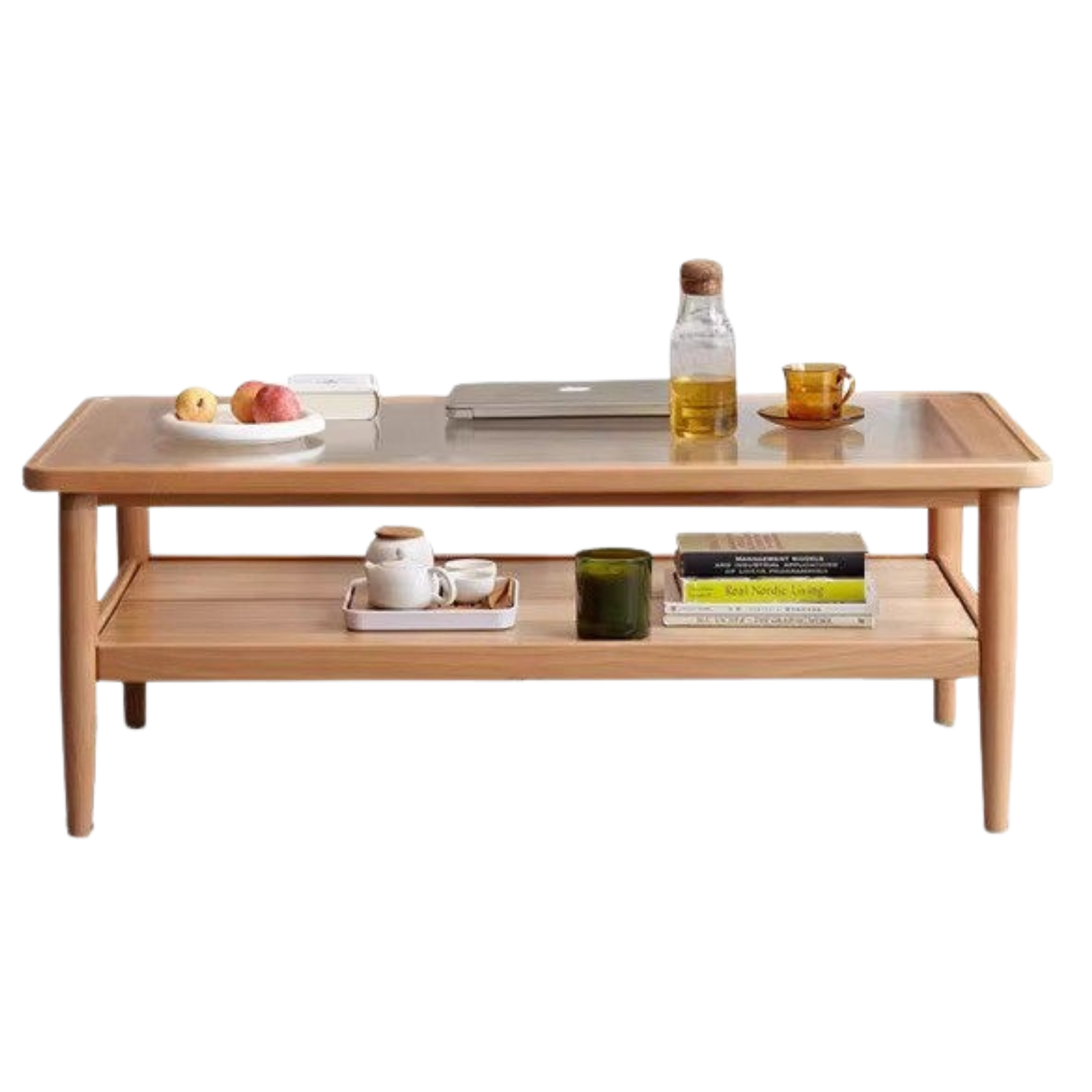 European Beech Solid Wood Nordic Coffee Table
