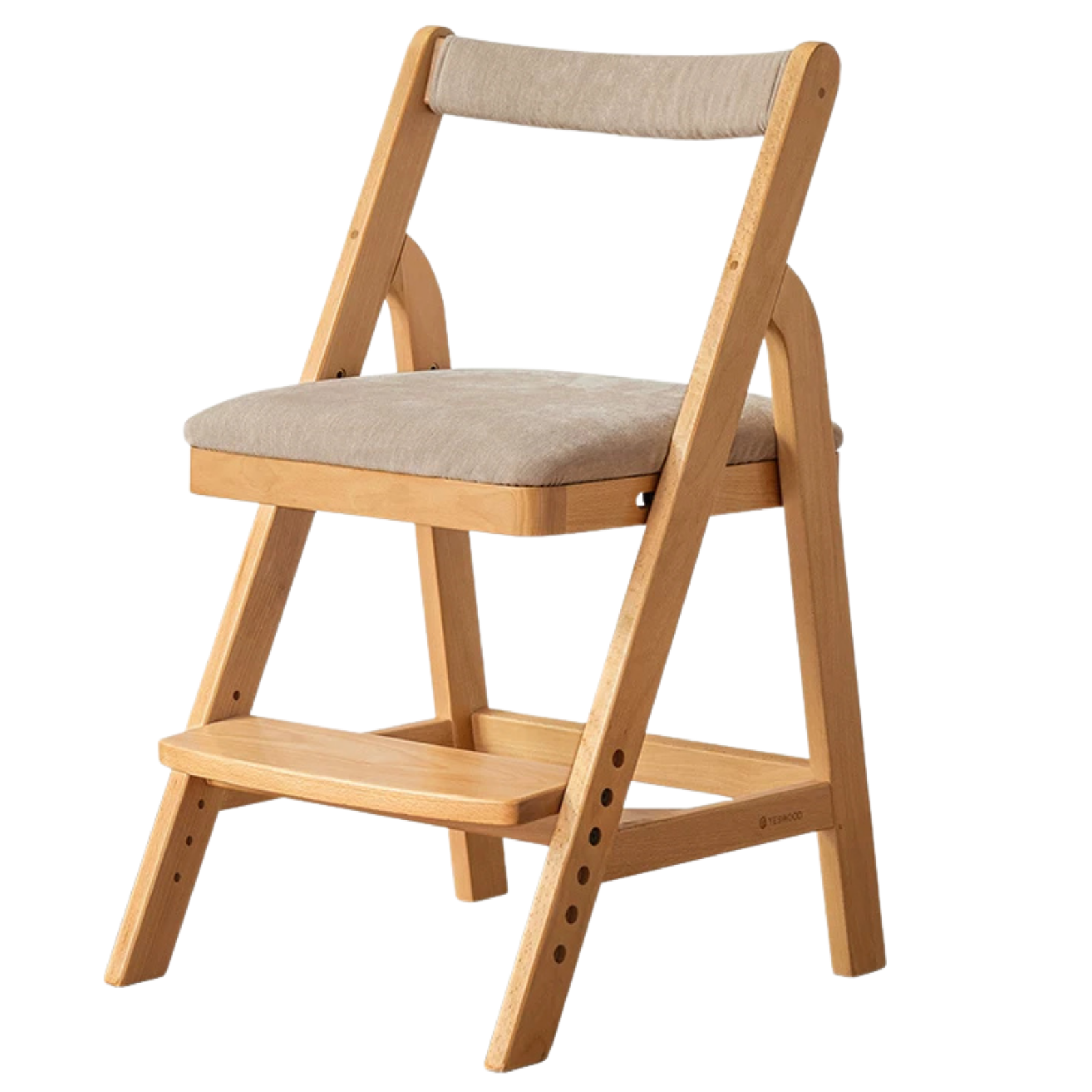 Beech Solid Wood Adjustable Kids Lift Chair