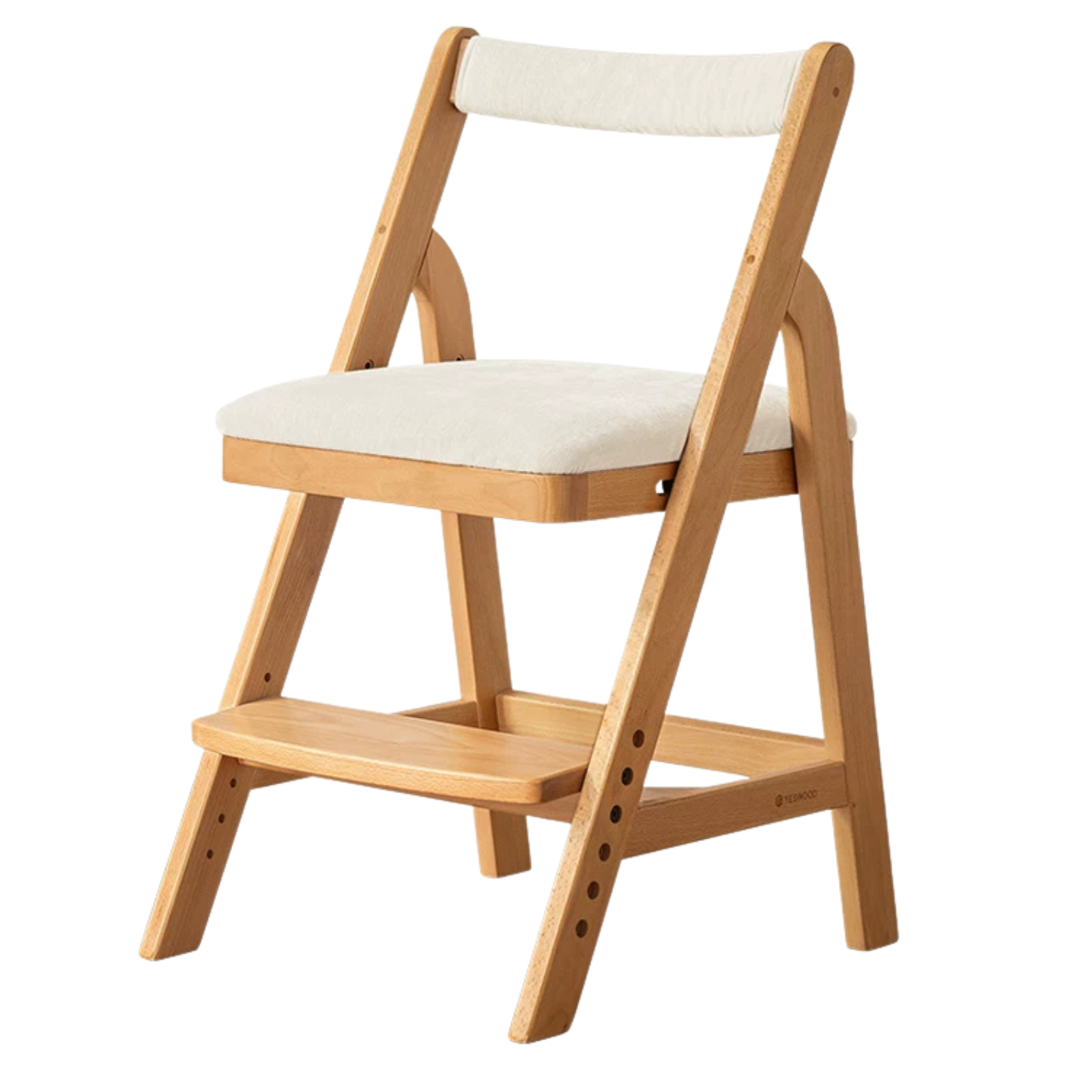Beech Solid Wood Adjustable Kids Lift Chair