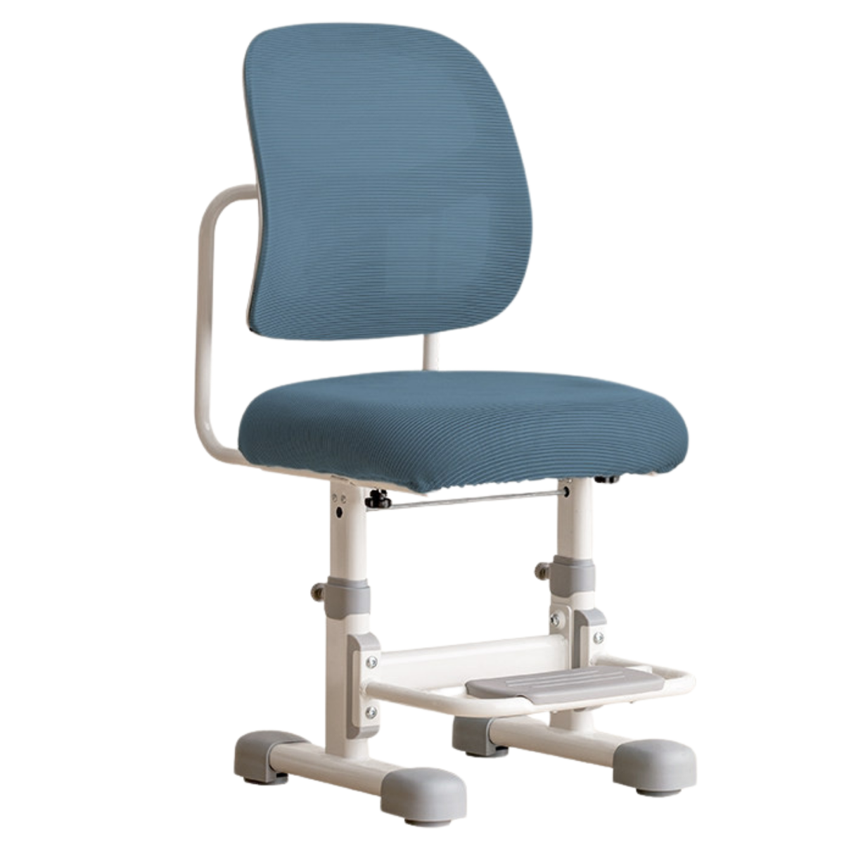 Ergonomic Height-Adjustable Kids Study Chair with Mesh Back and Footrest