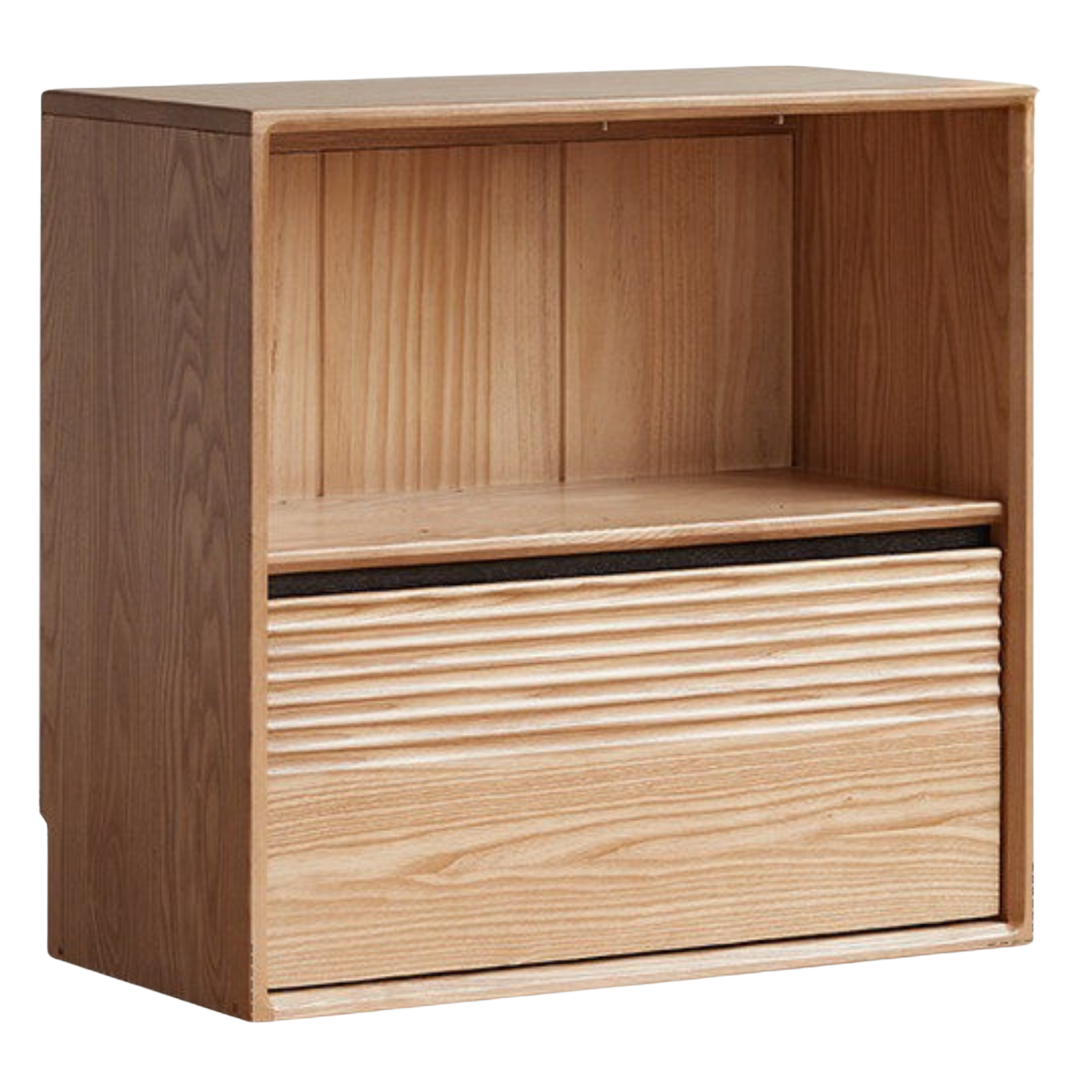 Ash, White Ash, Oak Solid Wood Combination Module Bookcase))