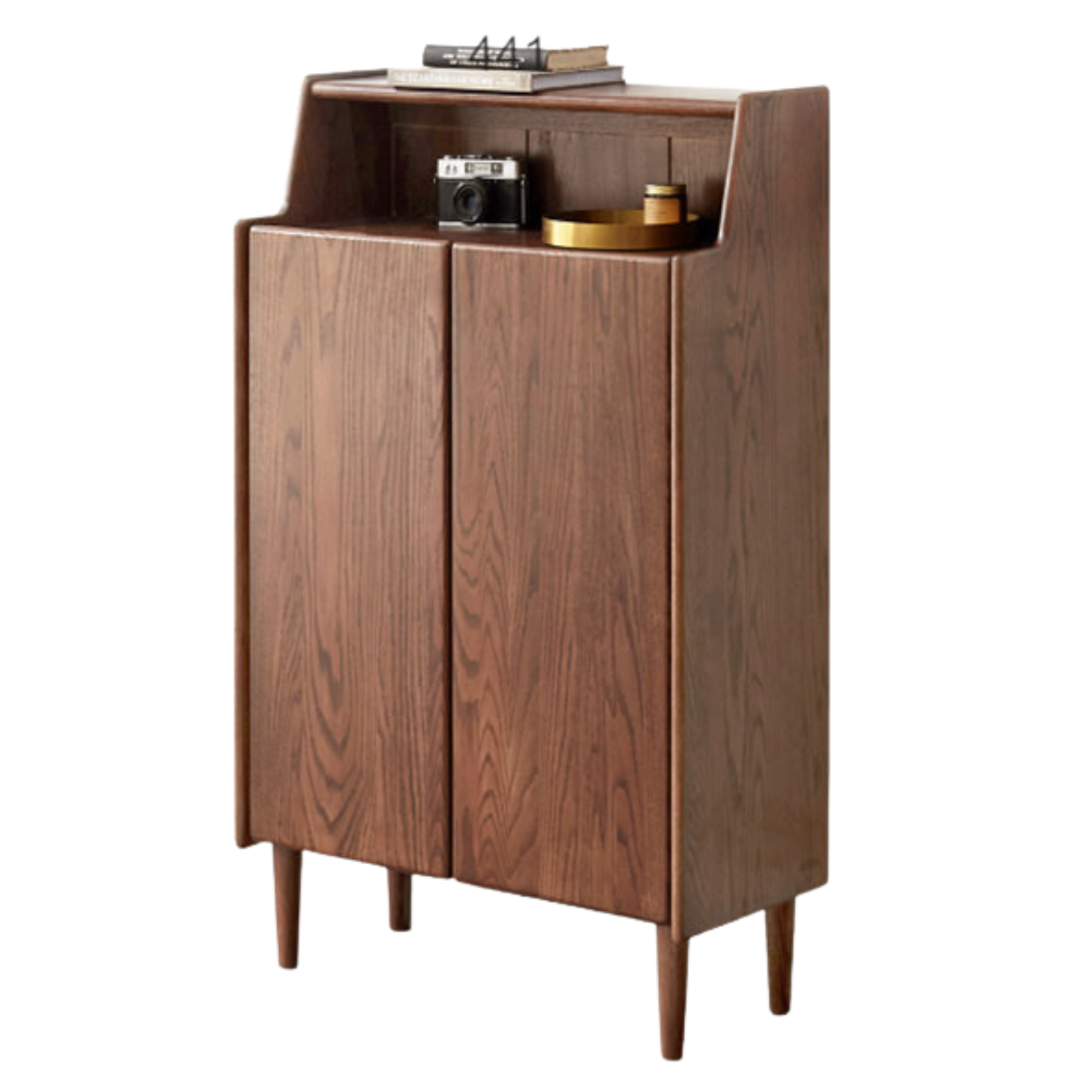 Oak Solid Wood Shoe Cabinet