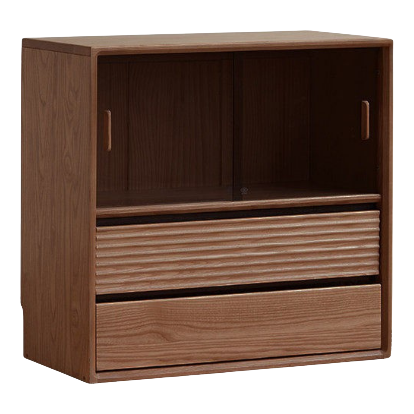 Ash, White Ash, Oak Solid Wood Combination Module Bookcase))