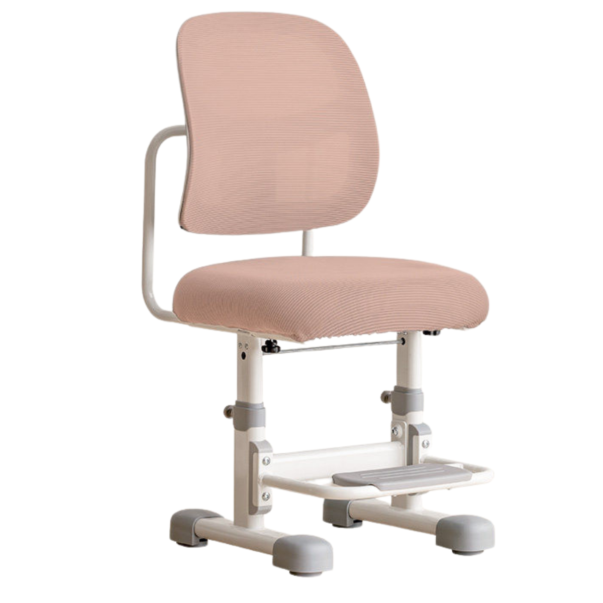 Ergonomic Height-Adjustable Kids Study Chair with Mesh Back and Footrest