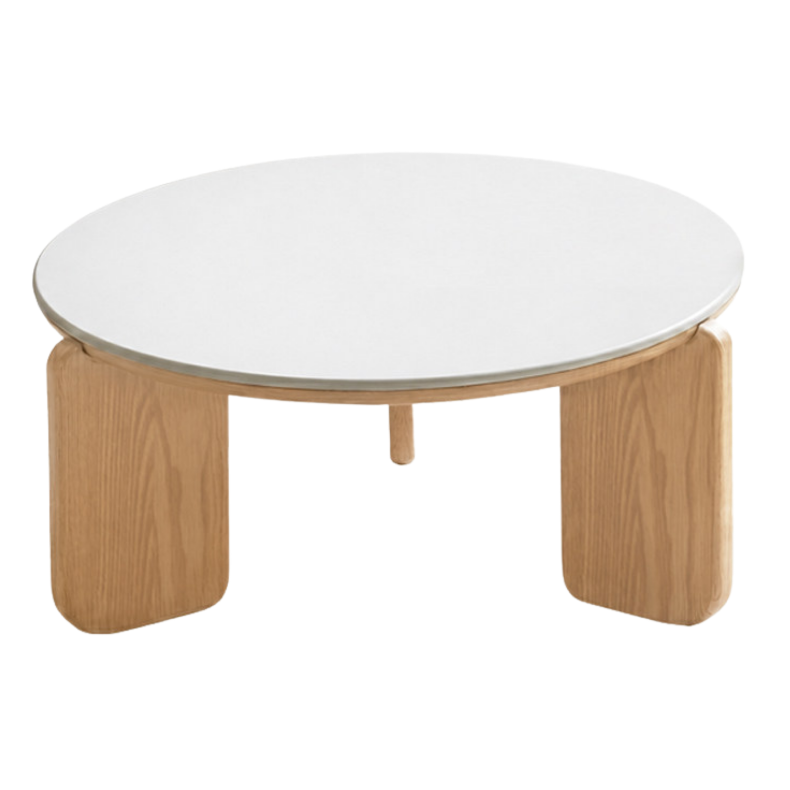 Oak, Ash, White Ash, Tulipwood Solid Wood Slate Coffee Table