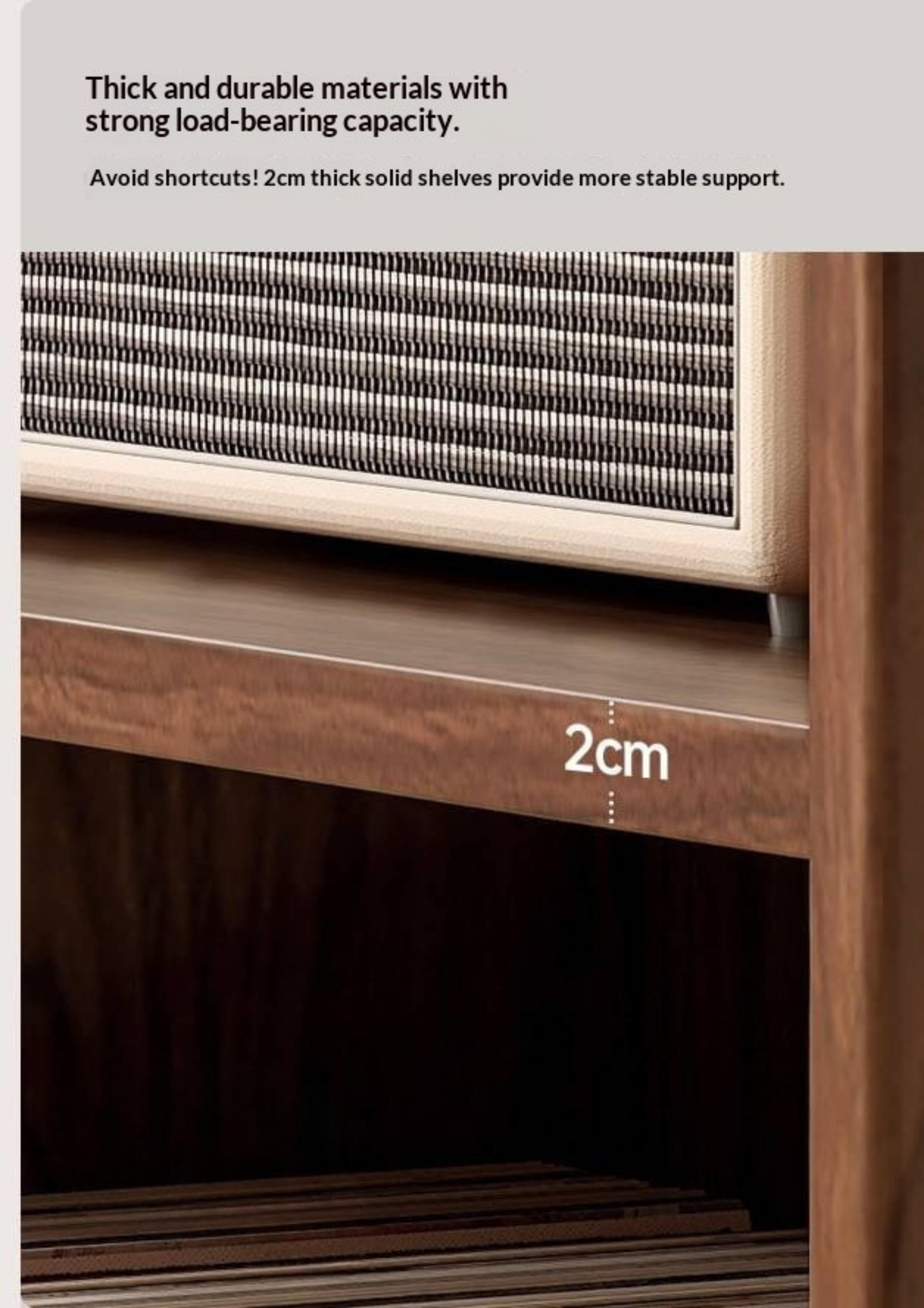 Black Walnut, Oak Solid Wood Floor-Standing Bookcase with Luxury Storage Cabinet