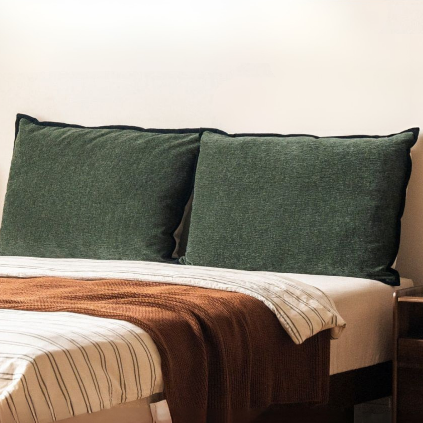 Vintage Style Bed Headboard Pillow with High Backrest Support