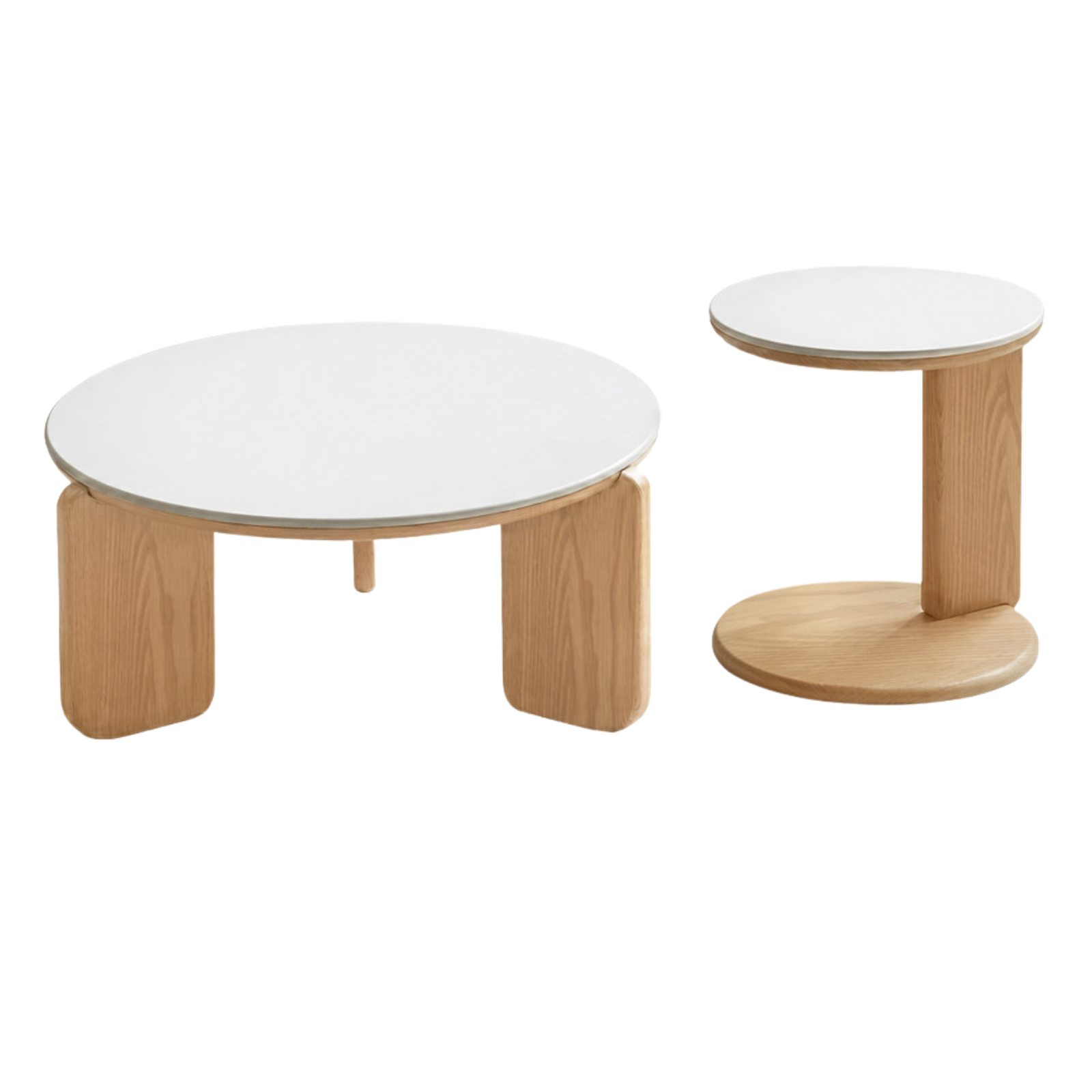 Oak, Ash, White Ash, Tulipwood Solid Wood Slate Coffee Table