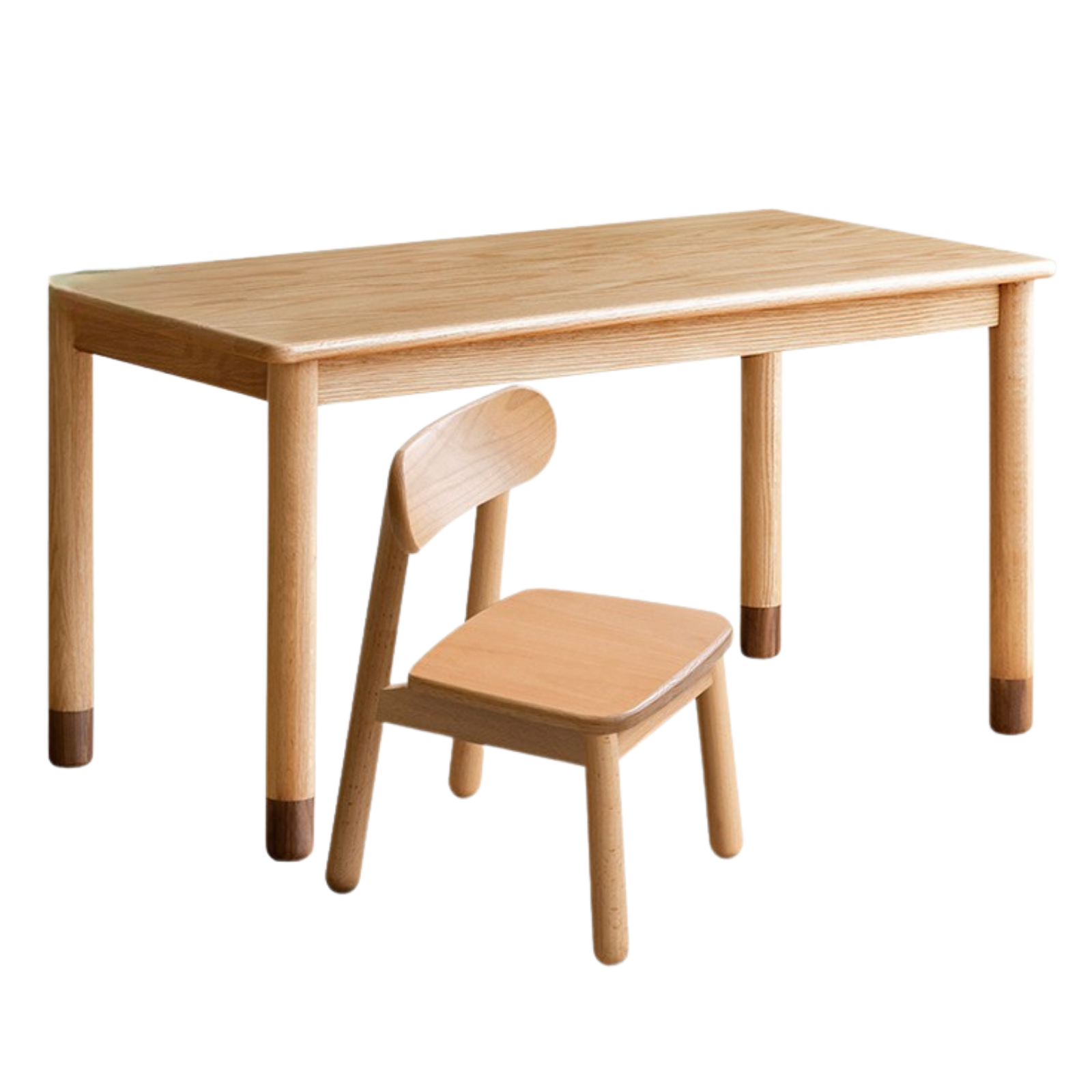 Beech Solid Wood Handmade Kids Study Table