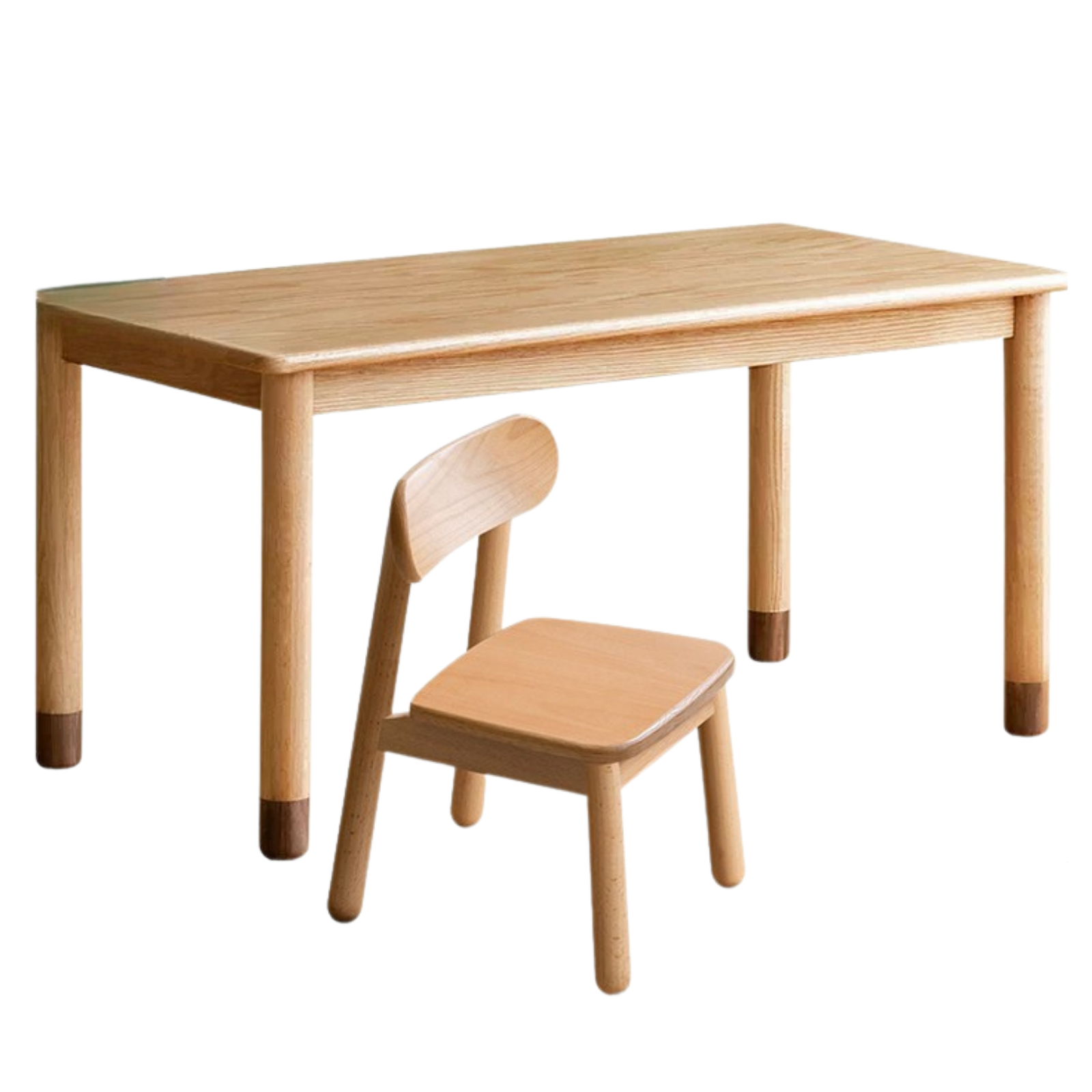 Beech Solid Wood Handmade Kids Study Table