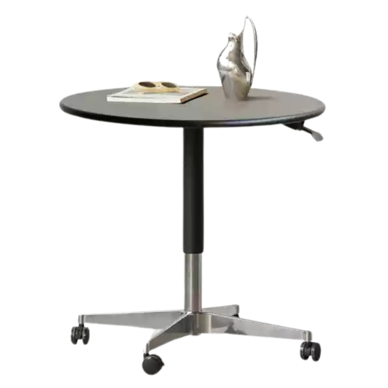Oak Solid Wood Lifting Rock Plate Coffee Table.