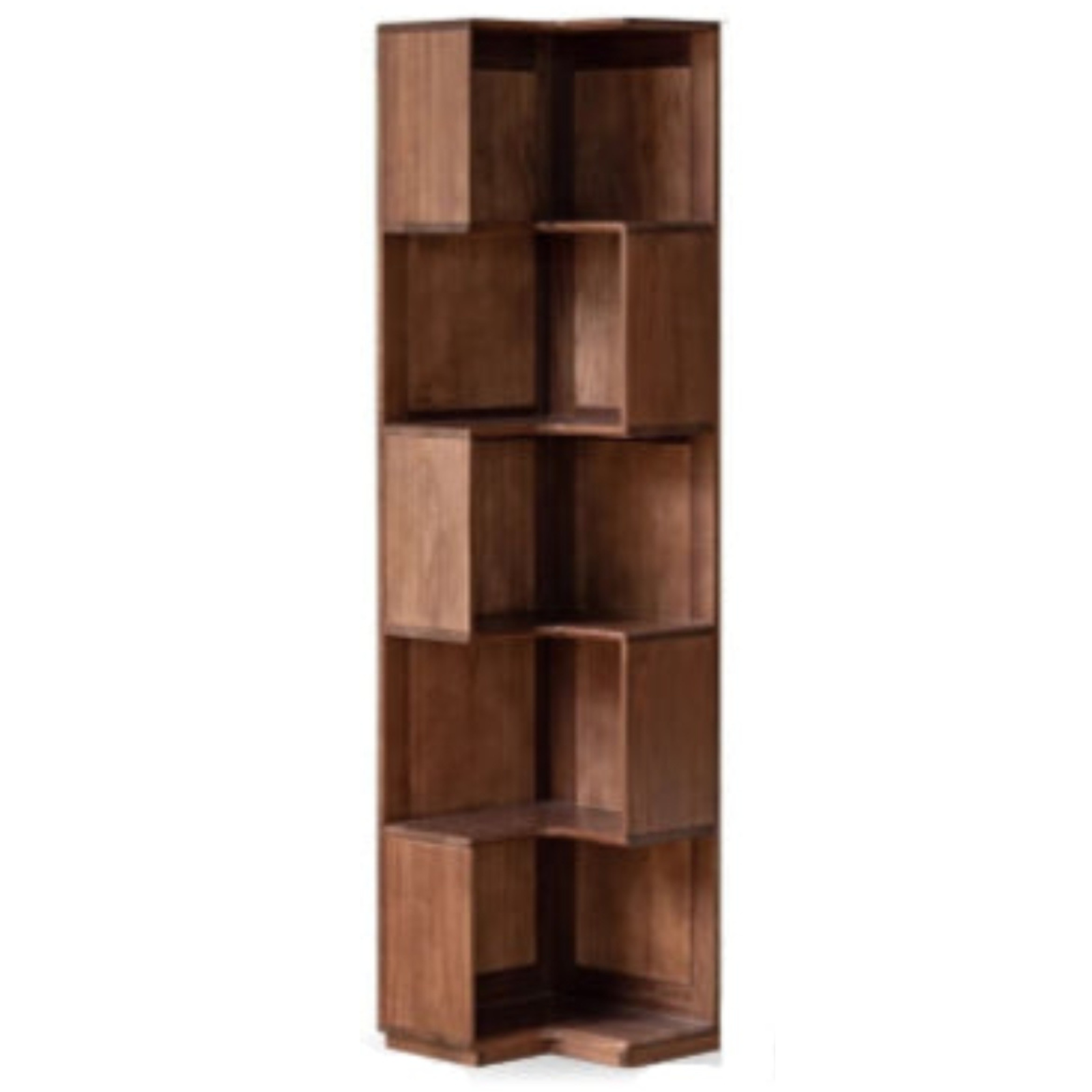 Black Walnut Solid Wood Corner Storage Cabinet