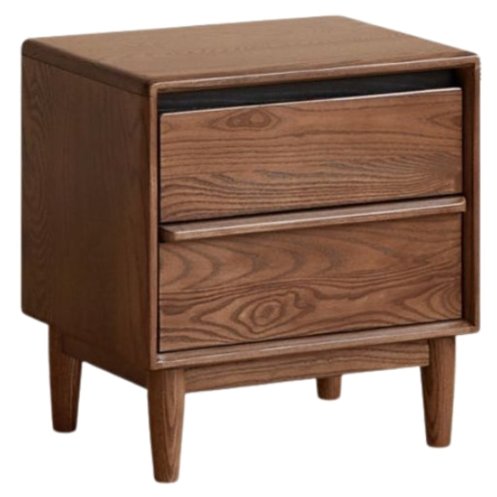 Ash Solid Wood Log Style Nightstand