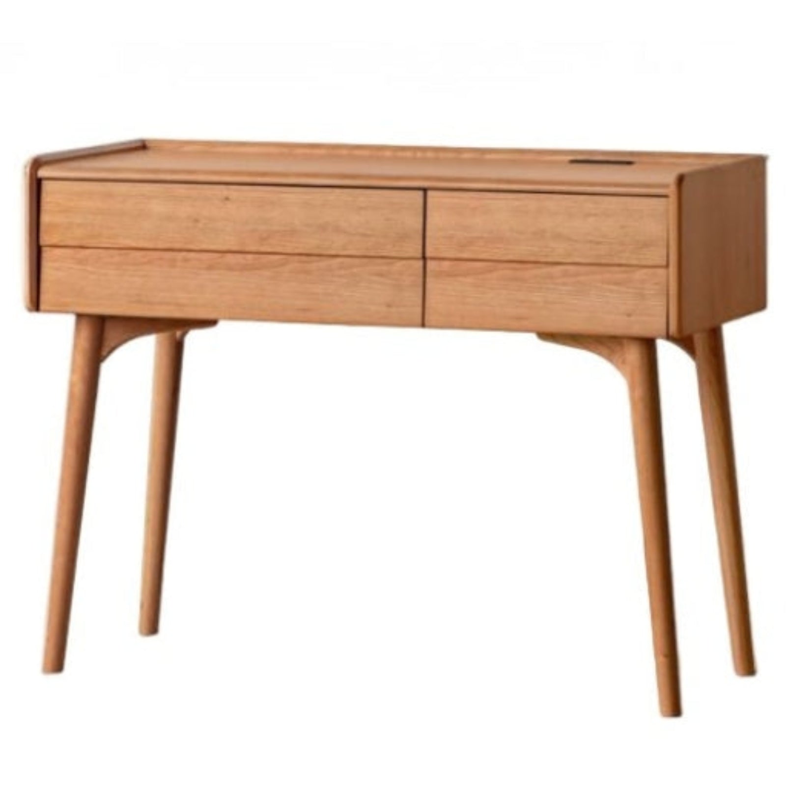 Cherry Solid Wood Retro Style Dressing Table