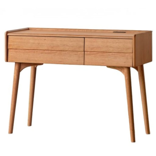 Cherry Solid Wood Retro Style Dressing Table